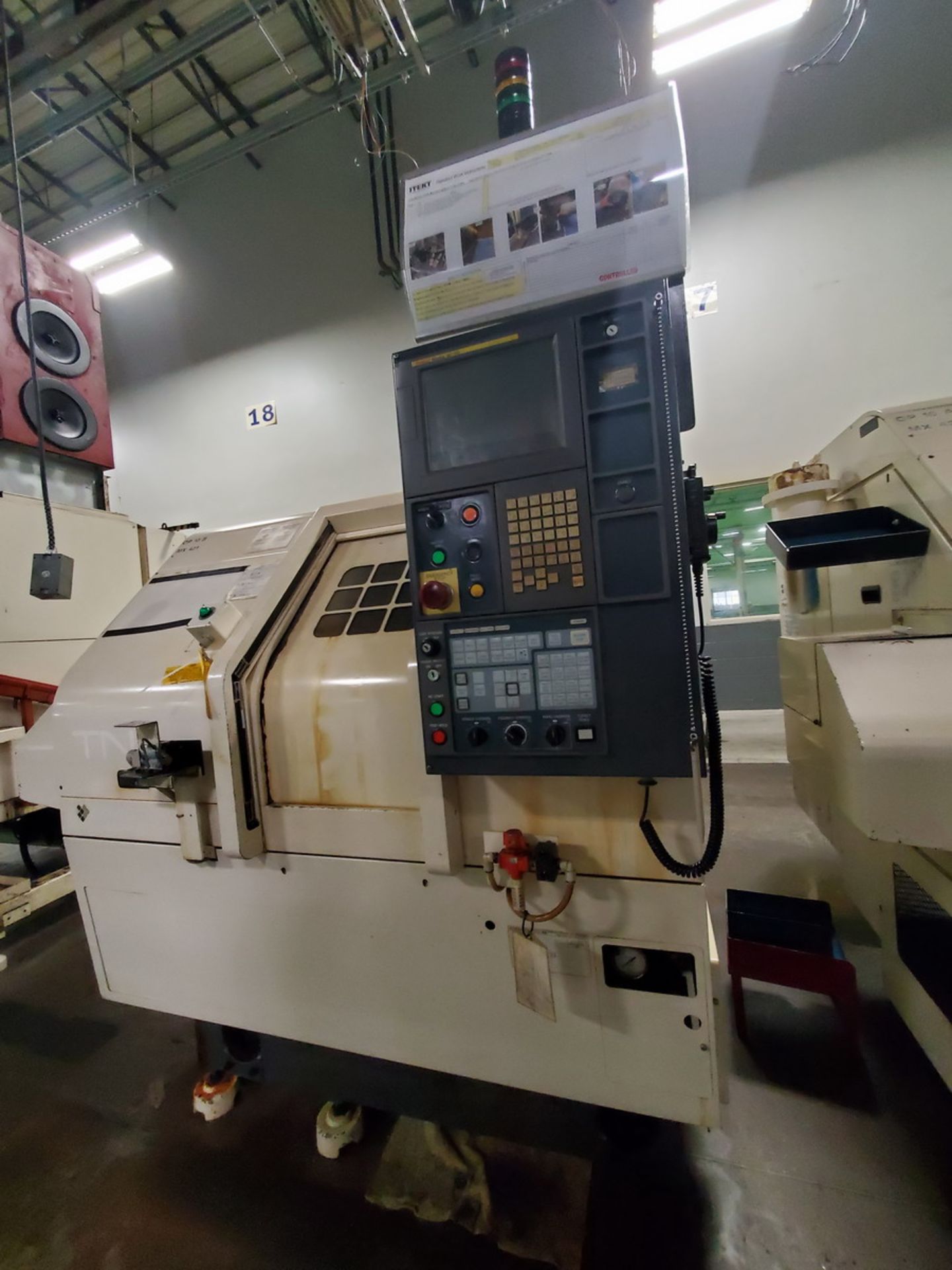 2012 Fuji TN-300 NC Lathe AC200V, 3PH, 60HZ; W/ Fanuc Series OI-TD Controller; W/ 10-Tool Turret