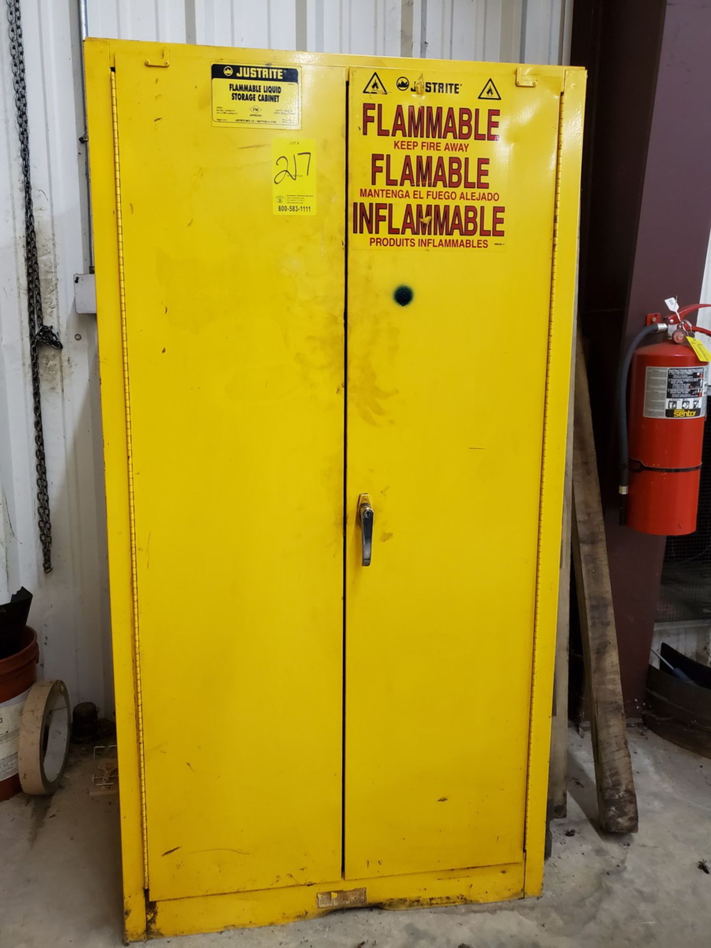 Just-Rite Flammable Locker 60gal Cap.