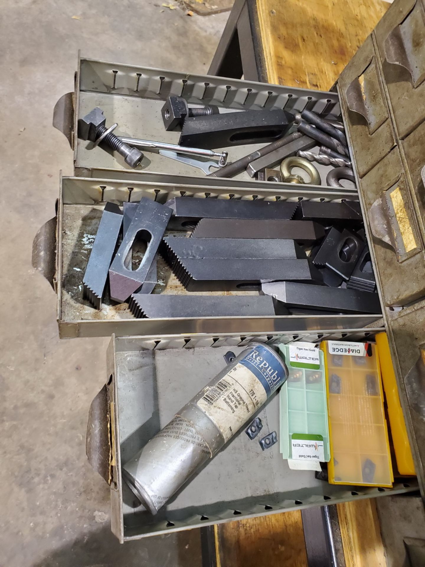 Assorted Matl. To Include But Not Limited To: Drill bits, Carbide Inserts, W/ Parts Bin, etc. - Image 12 of 13