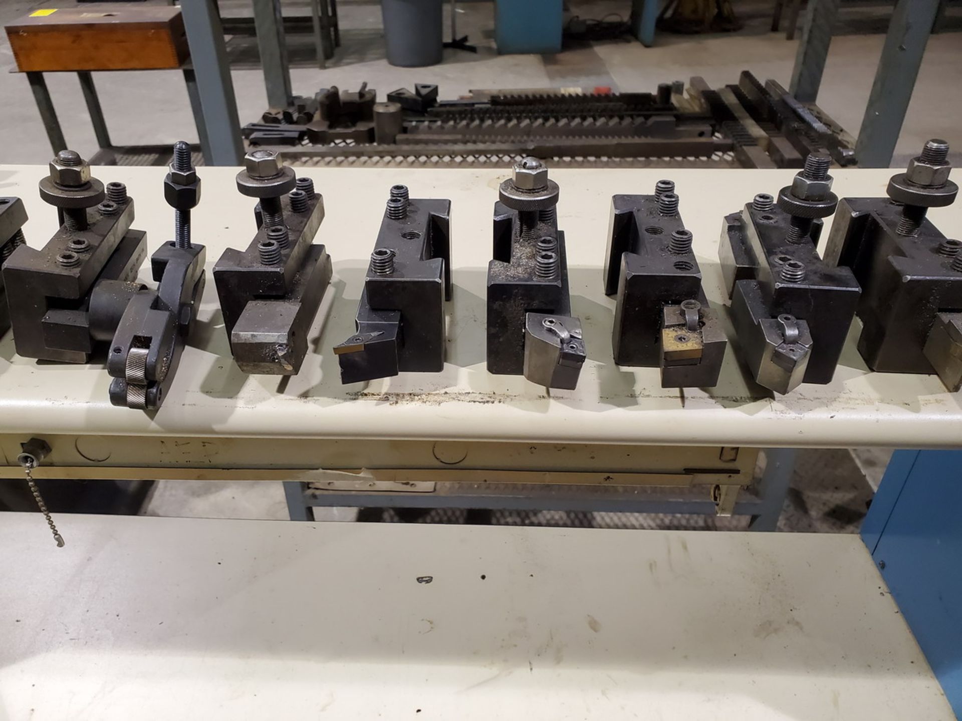 Lathe Tooling To Include But Not Limited To: Bearing Chucks, Jaws, Hold Down Tooling, Boring Bars, - Image 8 of 11