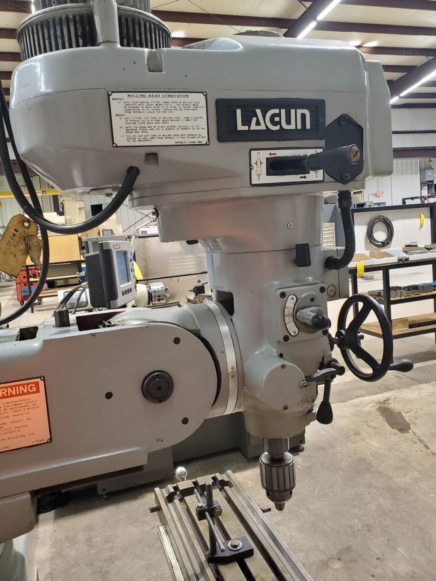 Lagun FTV 2 Turret Milling Machine W/ Acu-Rite Controller; 50" x 10" Slotted Table - Image 13 of 14