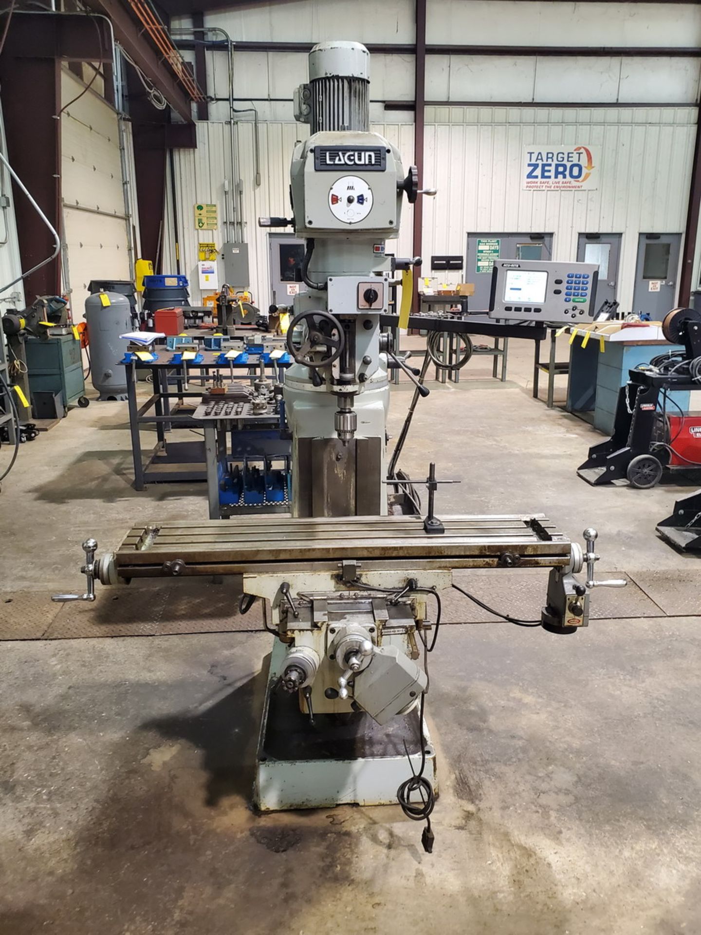 Lagun FTV 2 Turret Milling Machine W/ Acu-Rite Controller; 50" x 10" Slotted Table