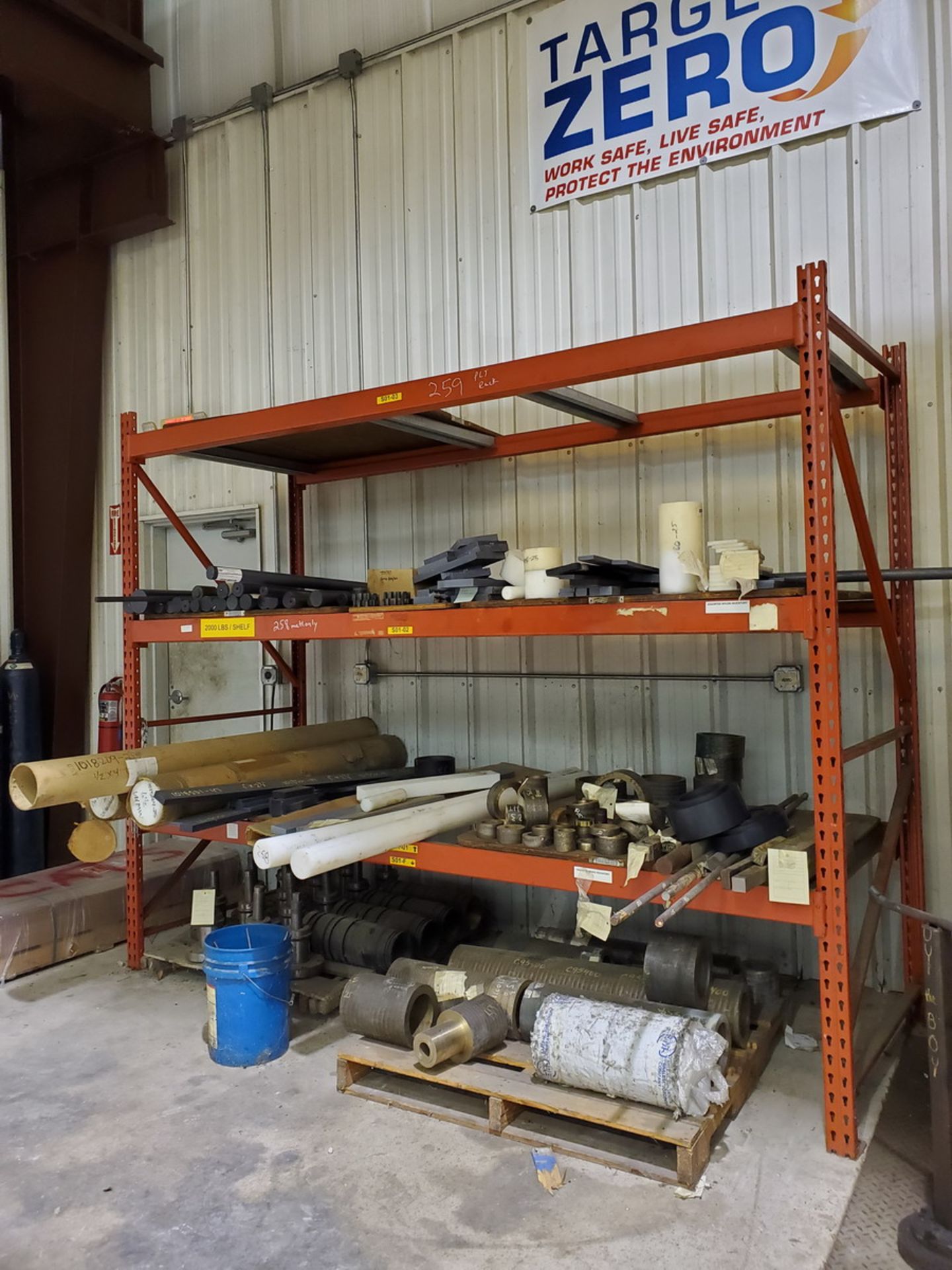 Pallet Rack (2) 8' Uprights, (6) Crossbeams, 9'6" (Matl. Excluded) - Image 2 of 3