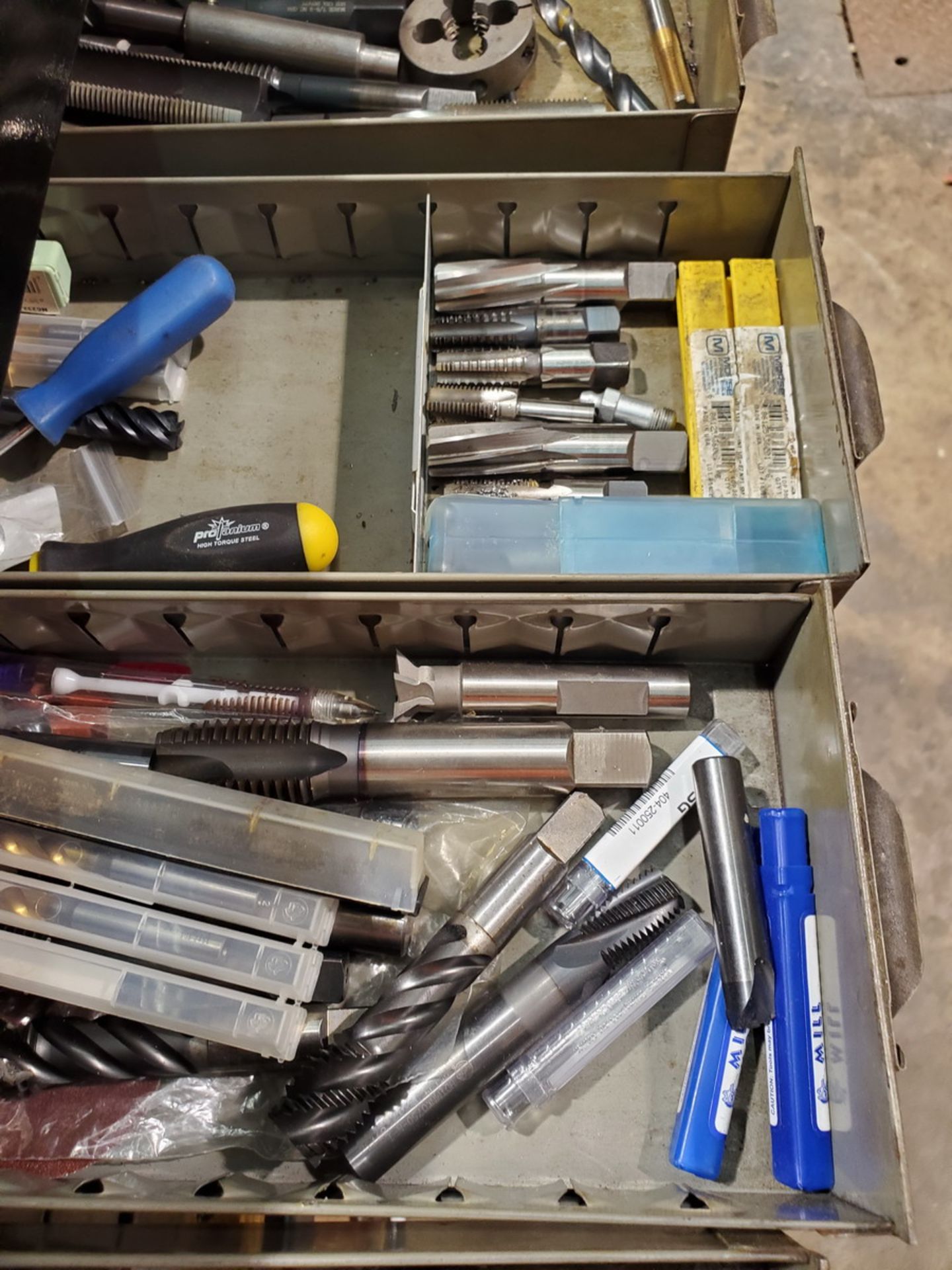 Assorted Matl. To Include But Not Limited To: Drill bits, Carbide Inserts, W/ Parts Bin, etc. - Image 4 of 13