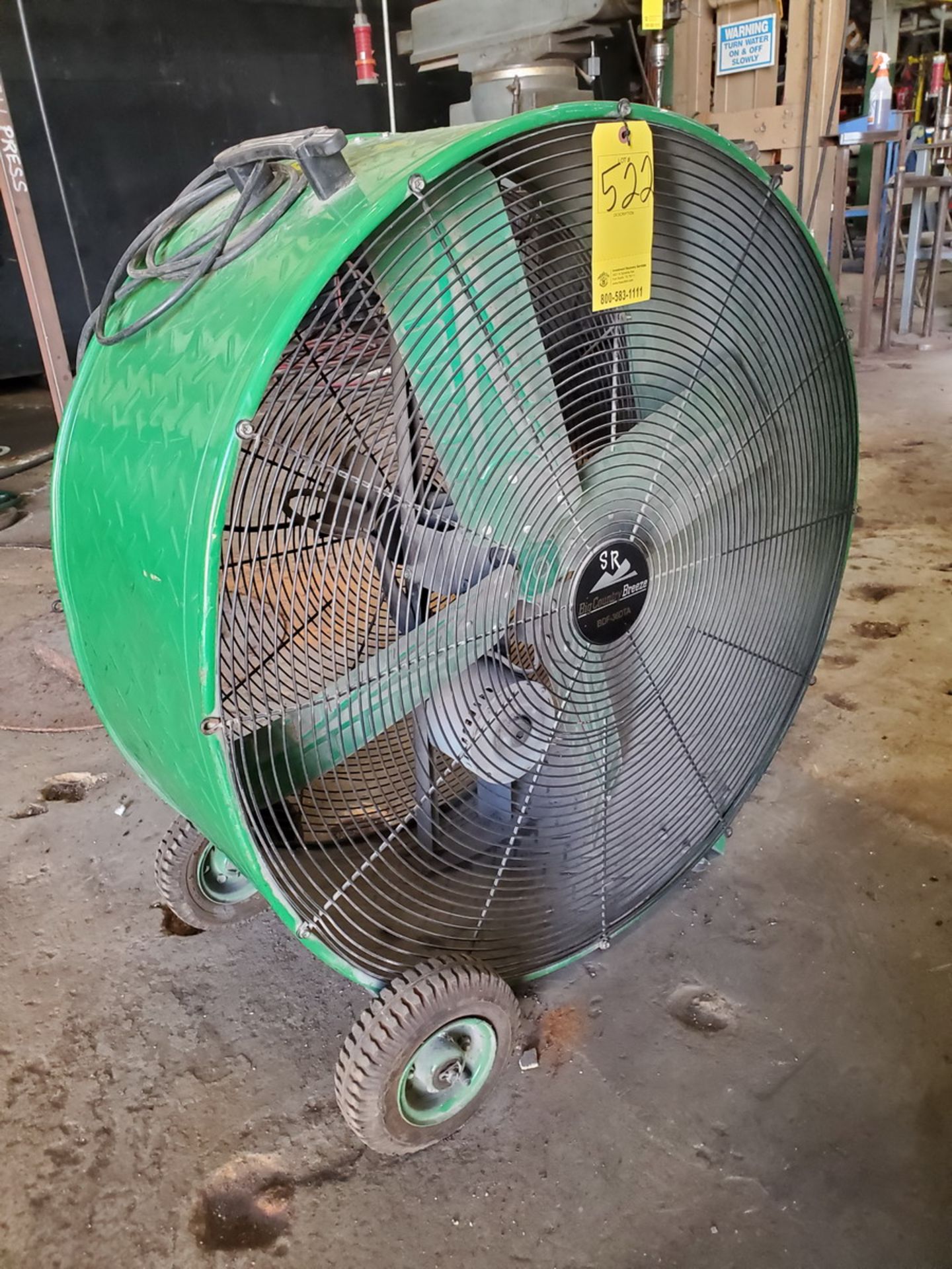 36" Drum Fan (LOCATION: 3333 I-35 Frontage Rd, Gainesville, TX) - Image 2 of 2