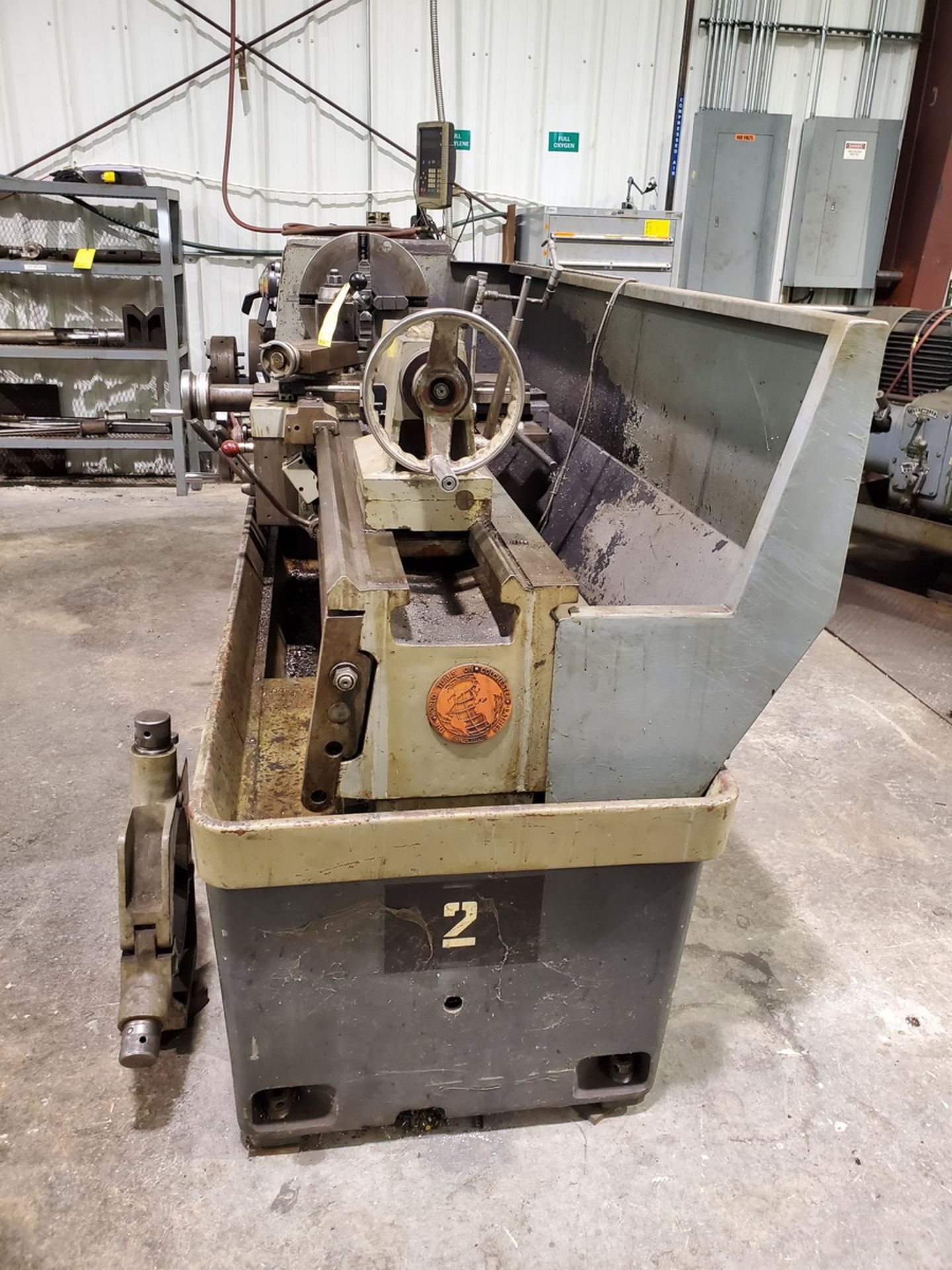 Clausing-Colchester 17" Lathe 230V, 3PH, 60HZ, 59" Between Centers, 88" Bed, W/ 4-Jaw Chuck, W/ - Image 4 of 15