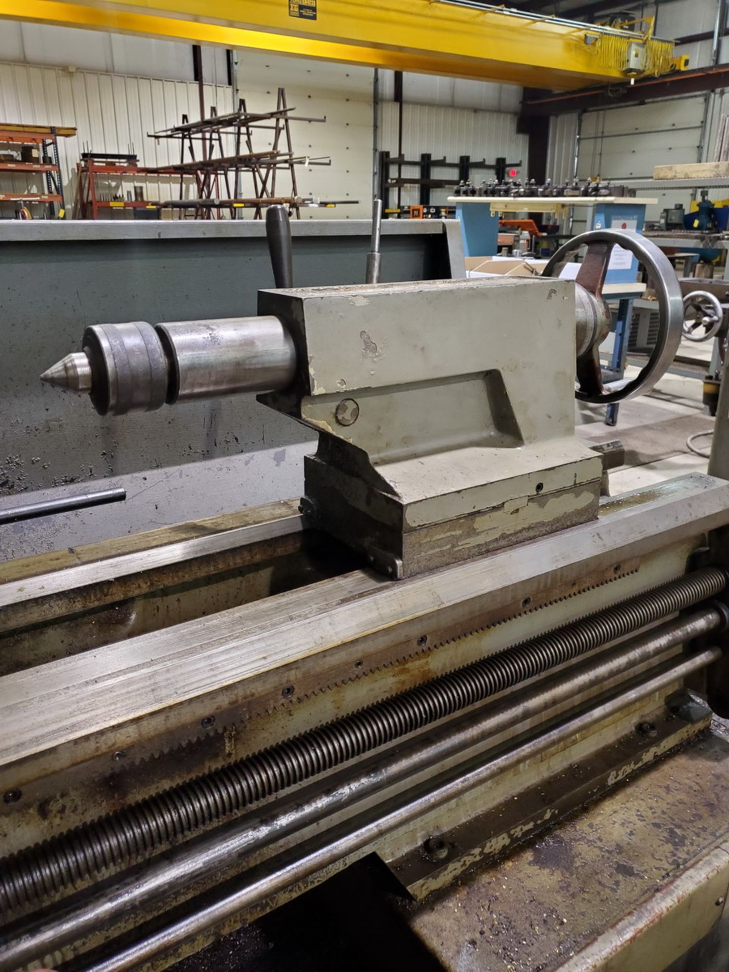 Clausing-Colchester 17" Lathe 230V, 3PH, 60HZ, 59" Between Centers, 88" Bed, W/ 4-Jaw Chuck, W/ - Image 11 of 15