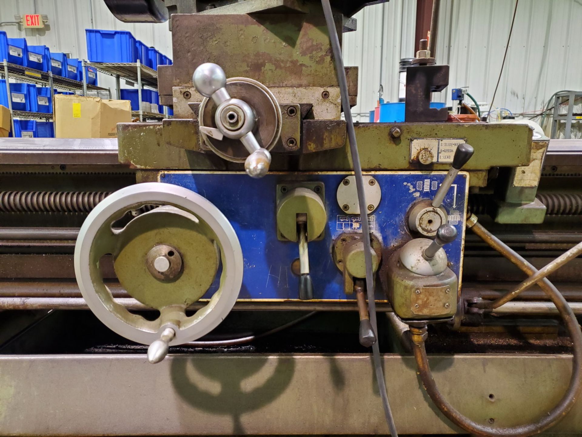 Kingston HR4000 34" Lathe 220/440V, 20HP Motor, 60HZ, W/ Tailstock, Steadyrest, 13"I.D, 4-Jaw Chuck, - Image 12 of 22