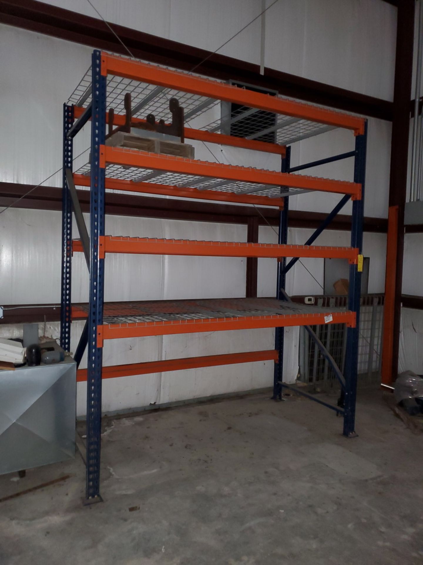 Pallet Rack (2) 10' x 4' Uprights, (10) 8' Crossbeams, 3-4K Cap. (Contents Excluded) - Image 2 of 4