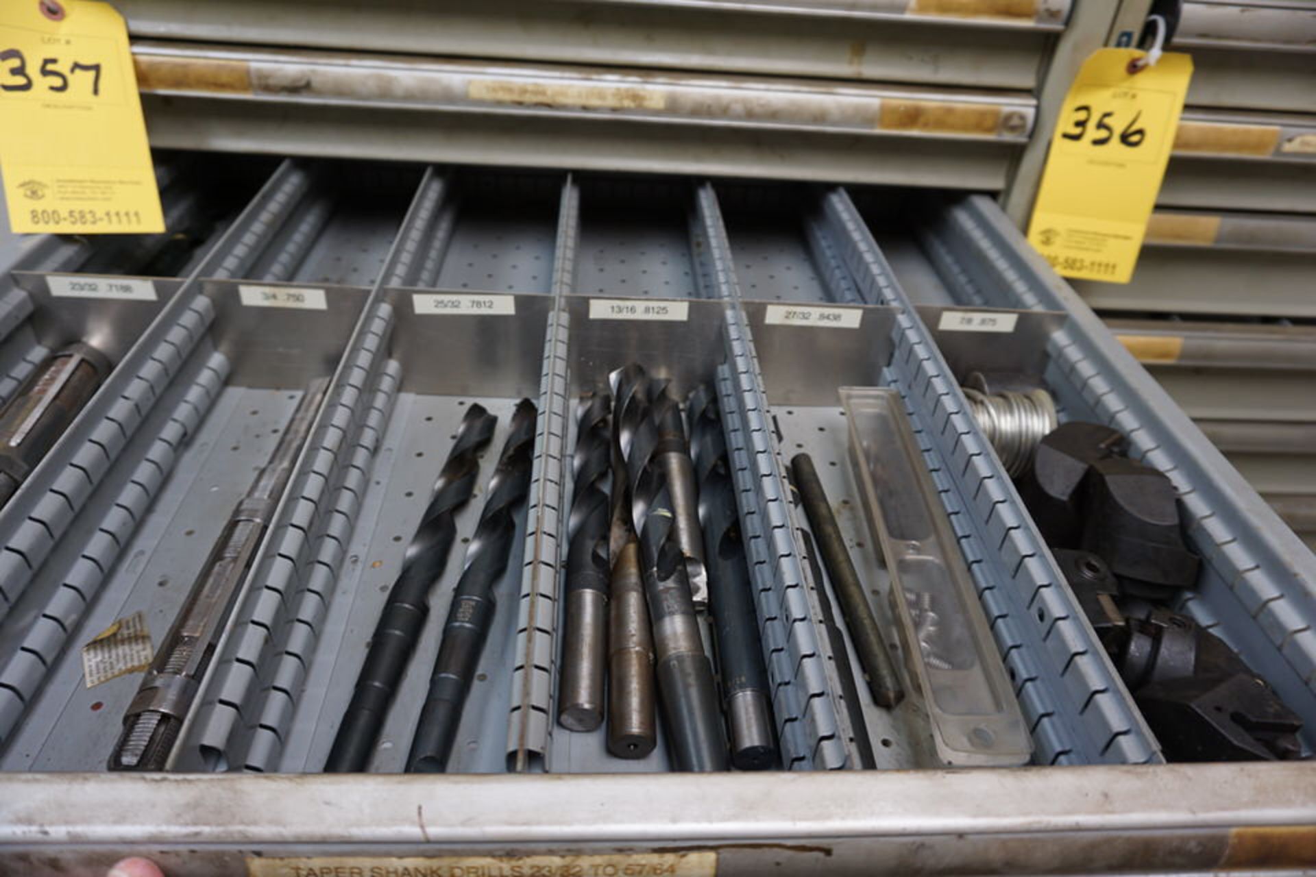 (13) Lista Tool Cabinet w/ Cont: Taper Shanks - Image 2 of 4