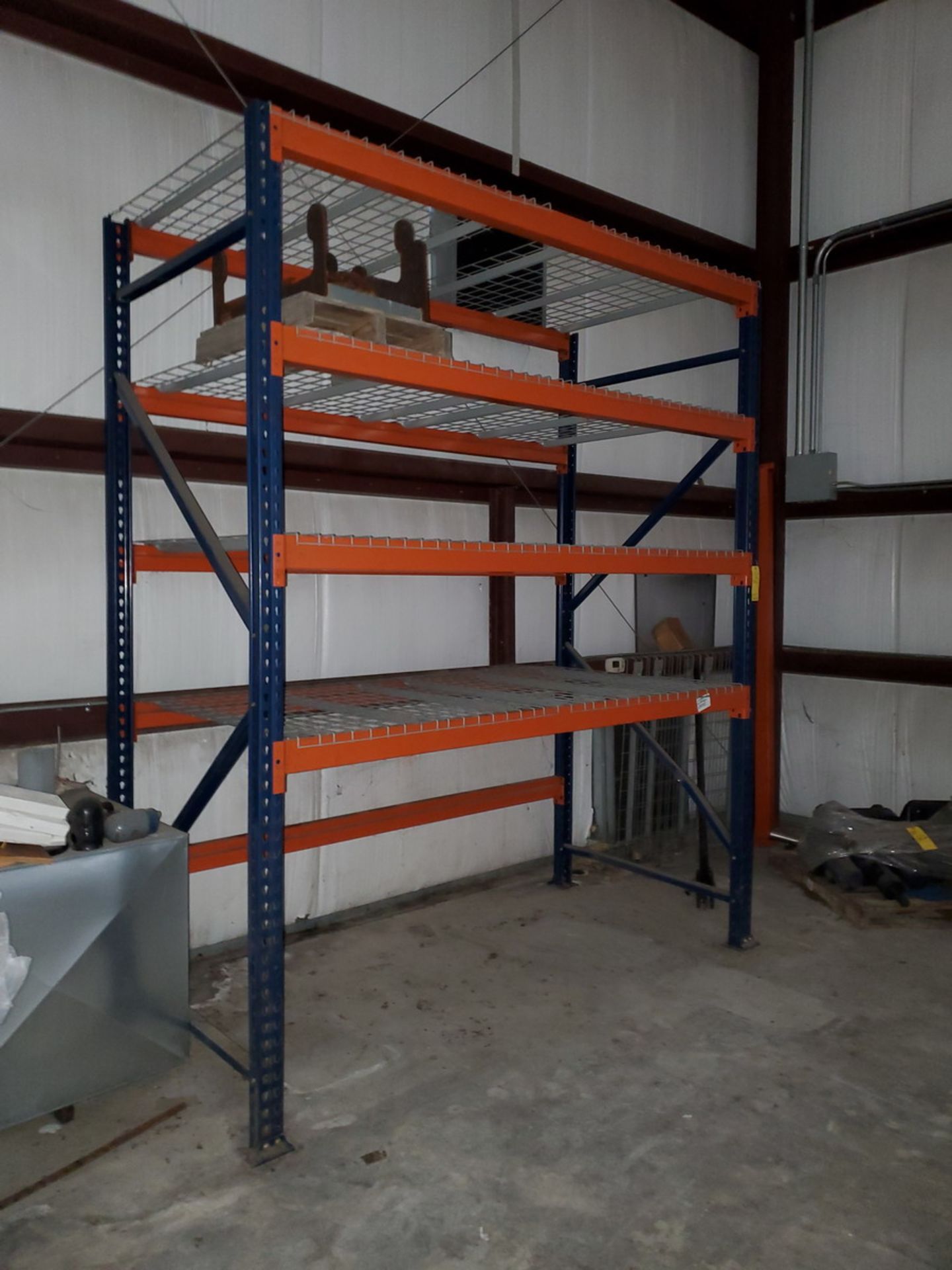 Pallet Rack (2) 10' x 4' Uprights, (10) 8' Crossbeams, 3-4K Cap. (Contents Excluded) - Image 3 of 4