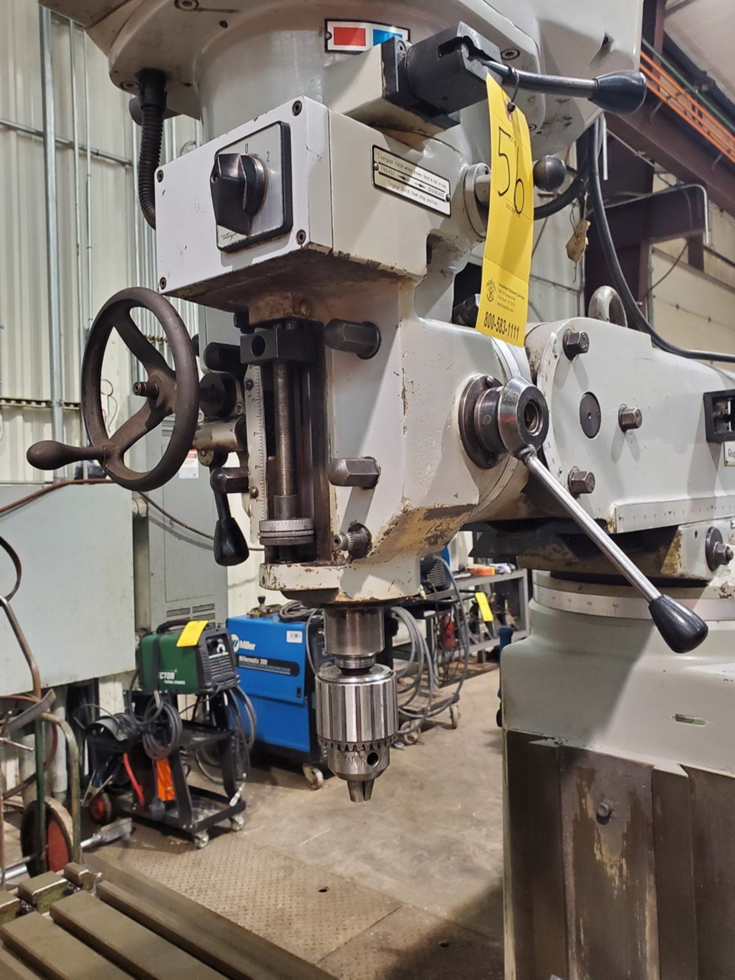 Lagun FTV 2 Turret Milling Machine W/ Acu-Rite Controller; 50" x 10" Slotted Table - Image 8 of 14