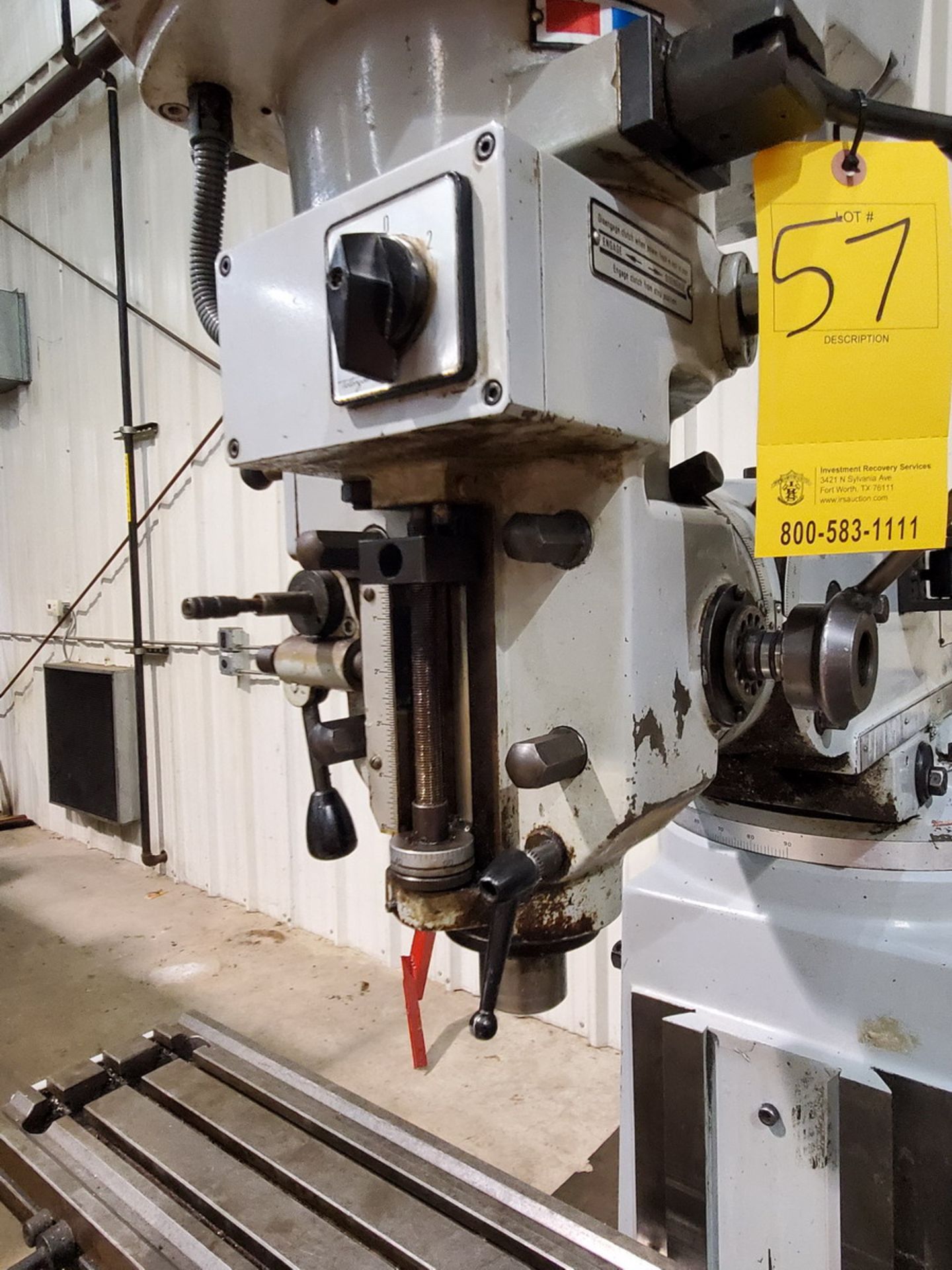 Lagun FTV 2 Turret Milling Machine W/ Acu-Rite Controller; 50" x 10" Slotted Table - Image 7 of 14