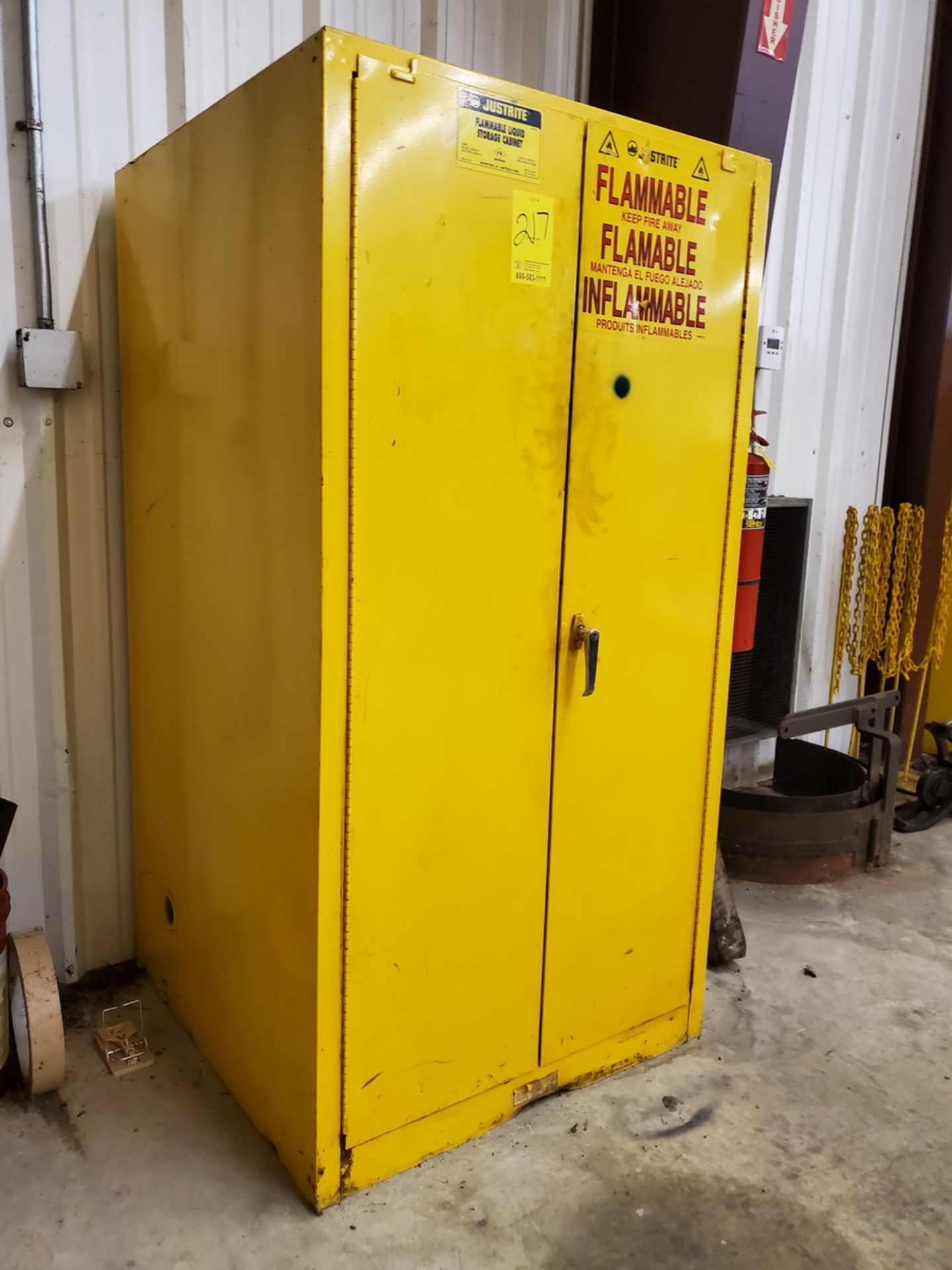 Just-Rite Flammable Locker 60gal Cap. - Image 2 of 3