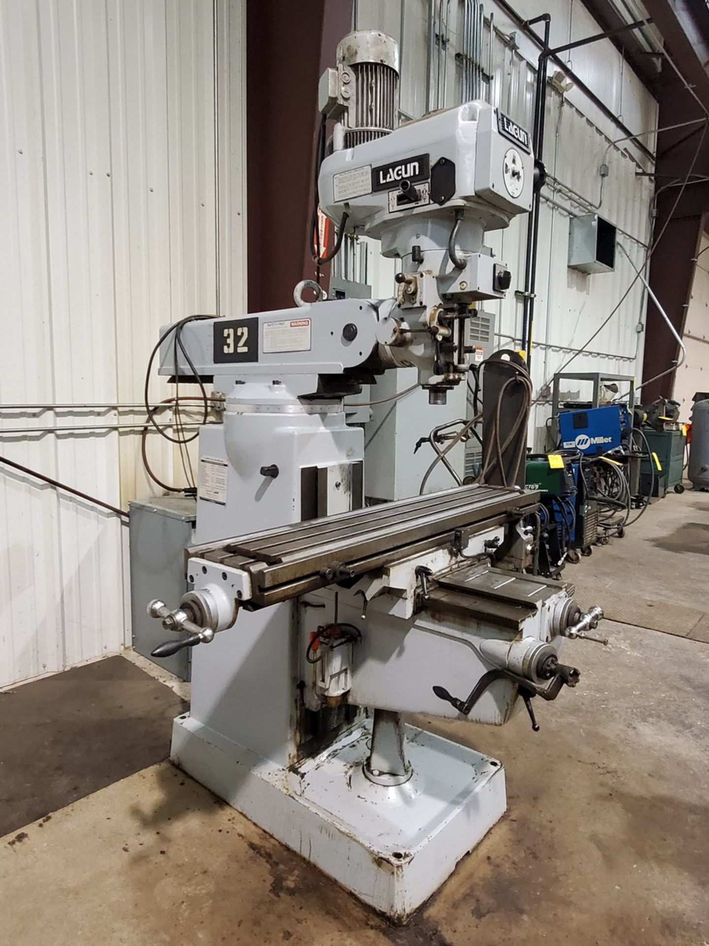 Lagun FTV 2 Turret Milling Machine W/ Acu-Rite Controller; 50" x 10" Slotted Table - Image 3 of 14