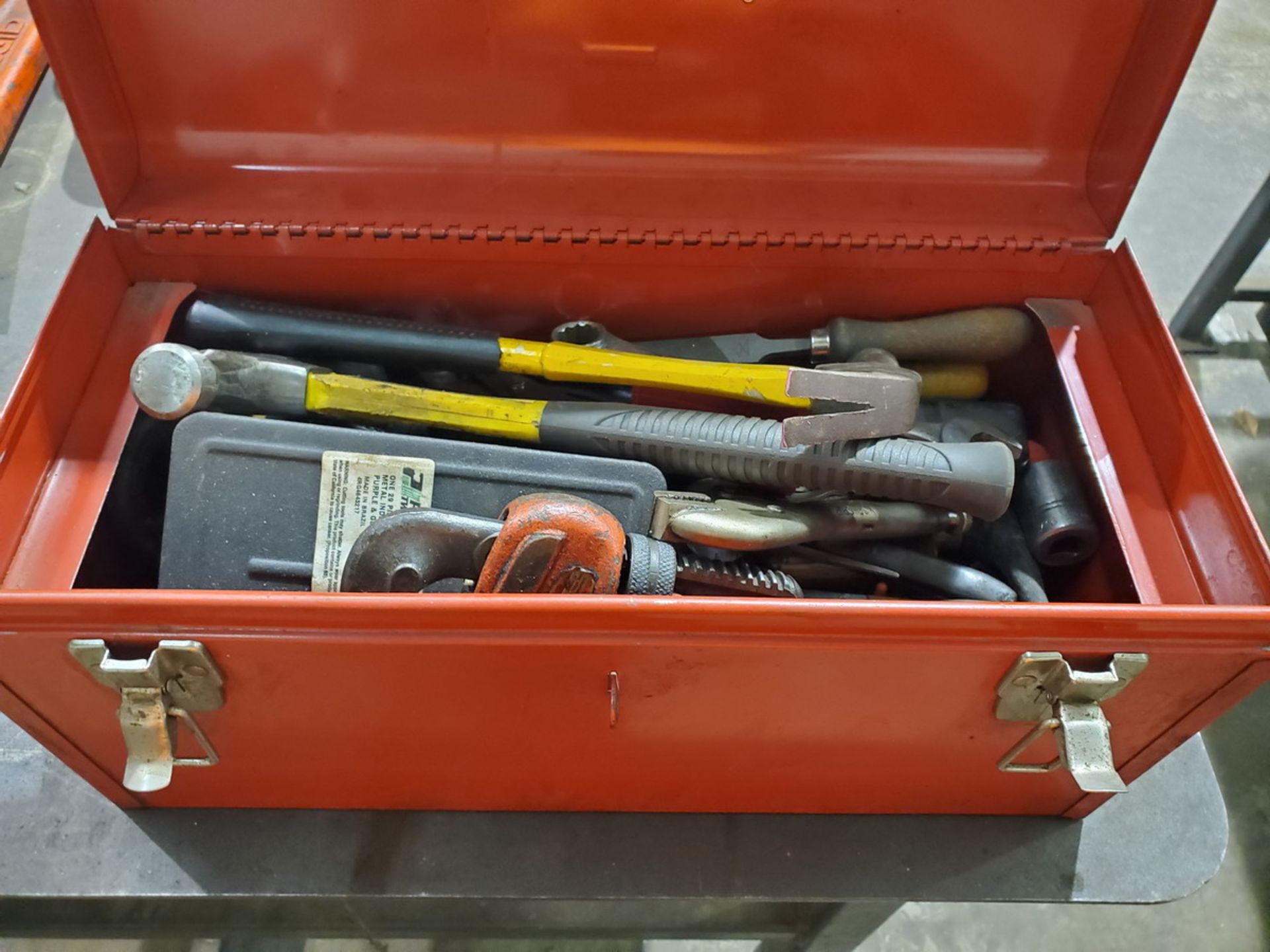 Tool Box W/ Assorted Tooling - Image 2 of 6