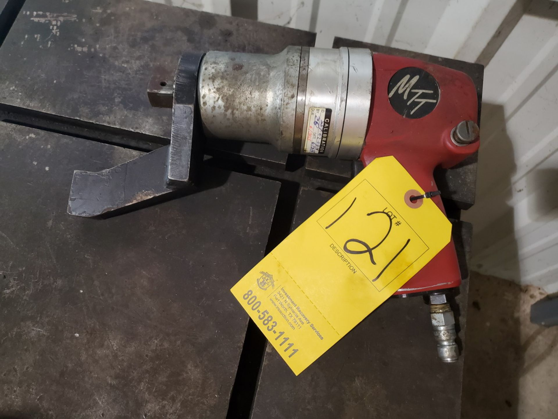 MTT 3/4" Drive Torque Gun 20-85psi - Image 2 of 3