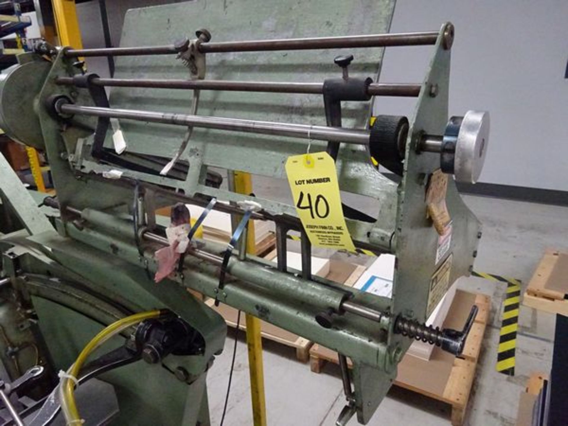 Kluge EHD 14 x 22 auto fed die cutter/ foil stamper w/ safety covers, s/n 145671 (Located in North - Image 3 of 4