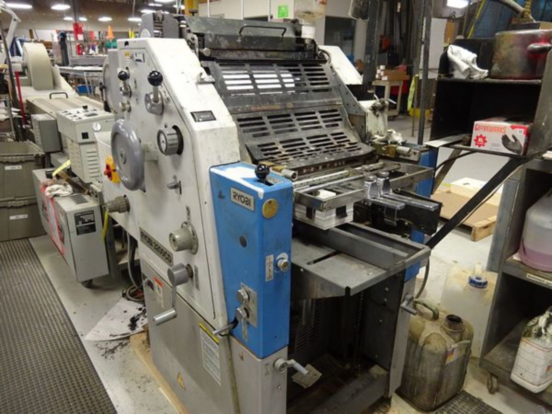 Ryobi 3200CD 1/c offset duplicator, s/n 11113, with Crestline dampening (Located in North Adams,