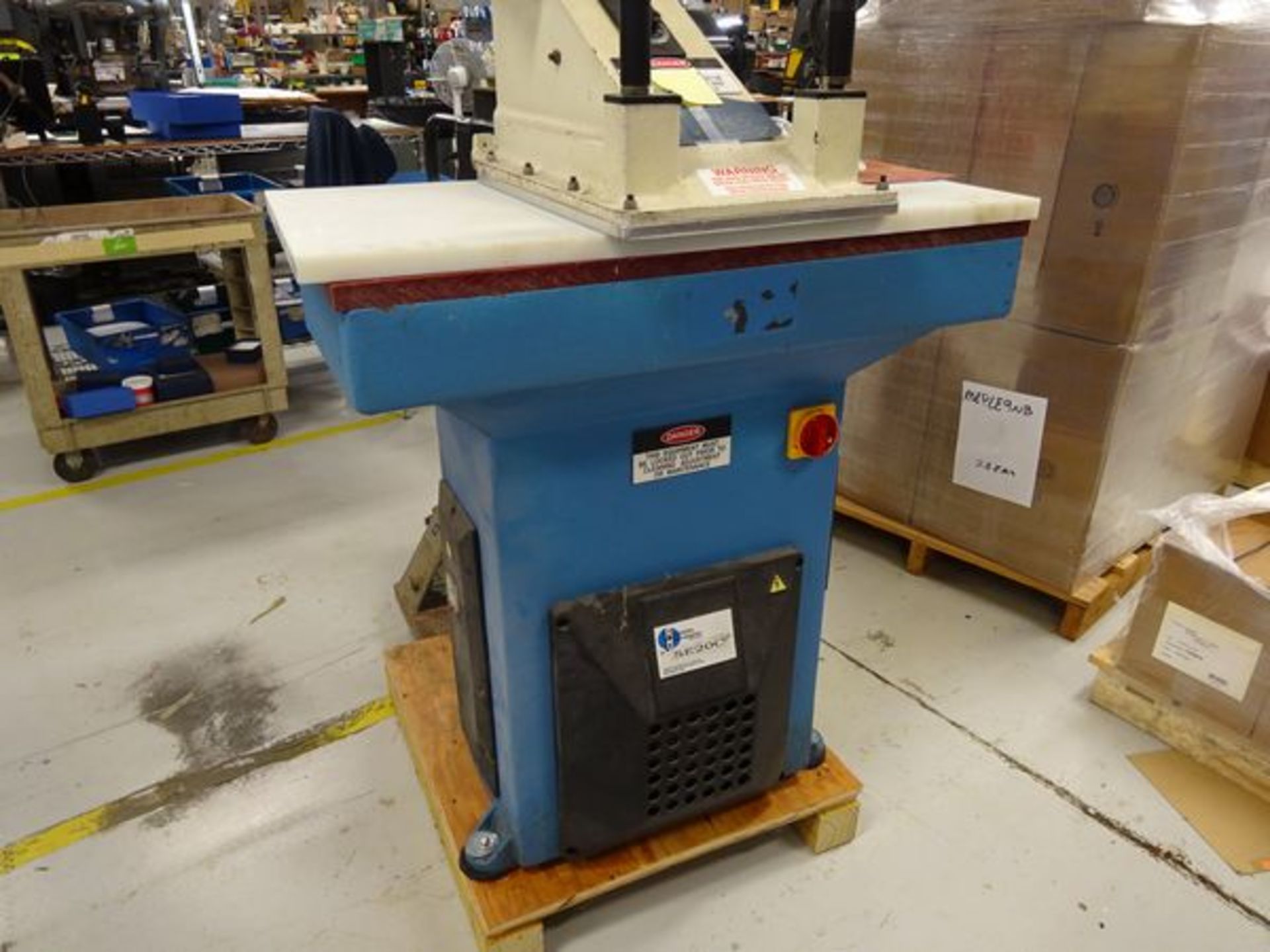 Hudson SE20C clicker / die cutter press, s/n 25A077318 (Located in Seabrook, NH)(This machine will