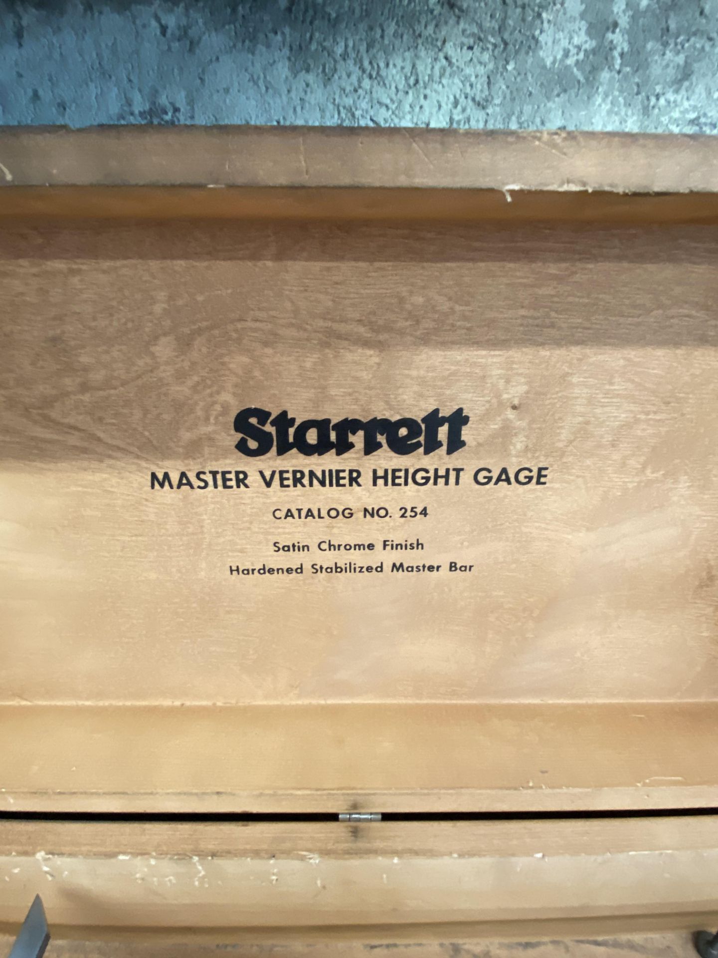 Starrett #254 Master Vernier Height Gage w/ Case (RIG PRICE $5.00) - Image 4 of 4