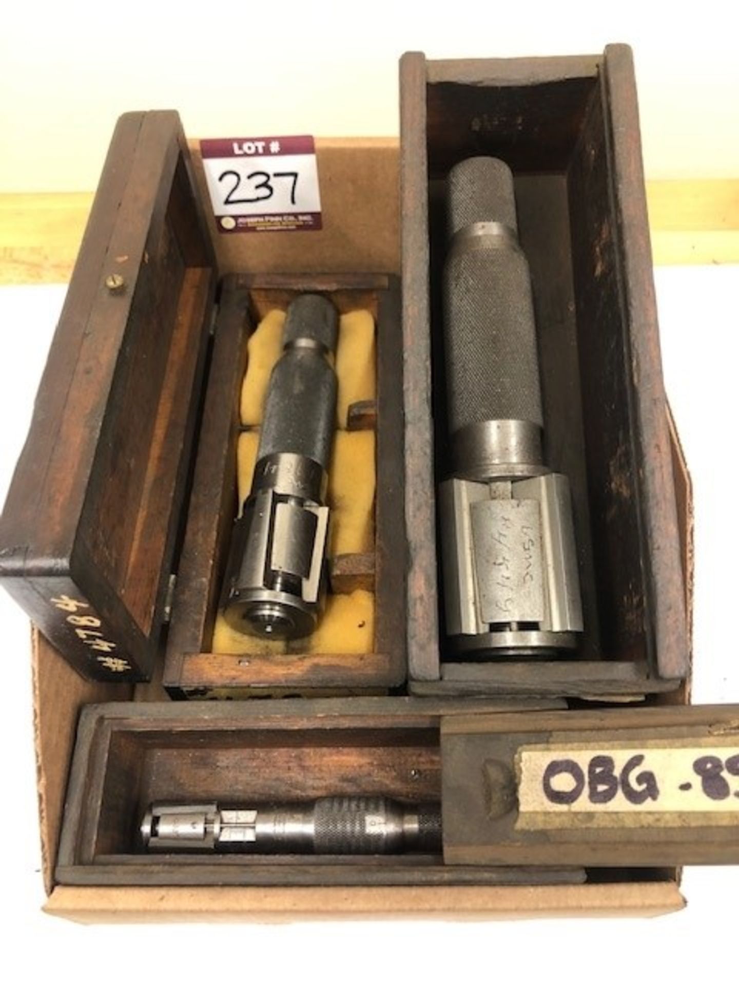 (3) Quad Mic Bore Gages w/Boxes - .850-.910 1.600-1.700 2.220-2.350 - Image 2 of 2