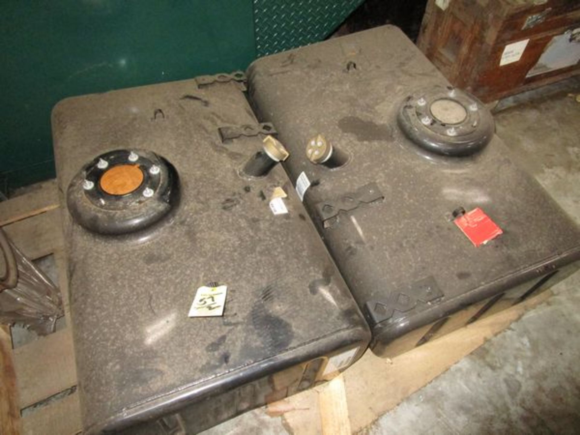 LOT (2) GMC C7500, 43 Gal. Fuel Tanks (New)