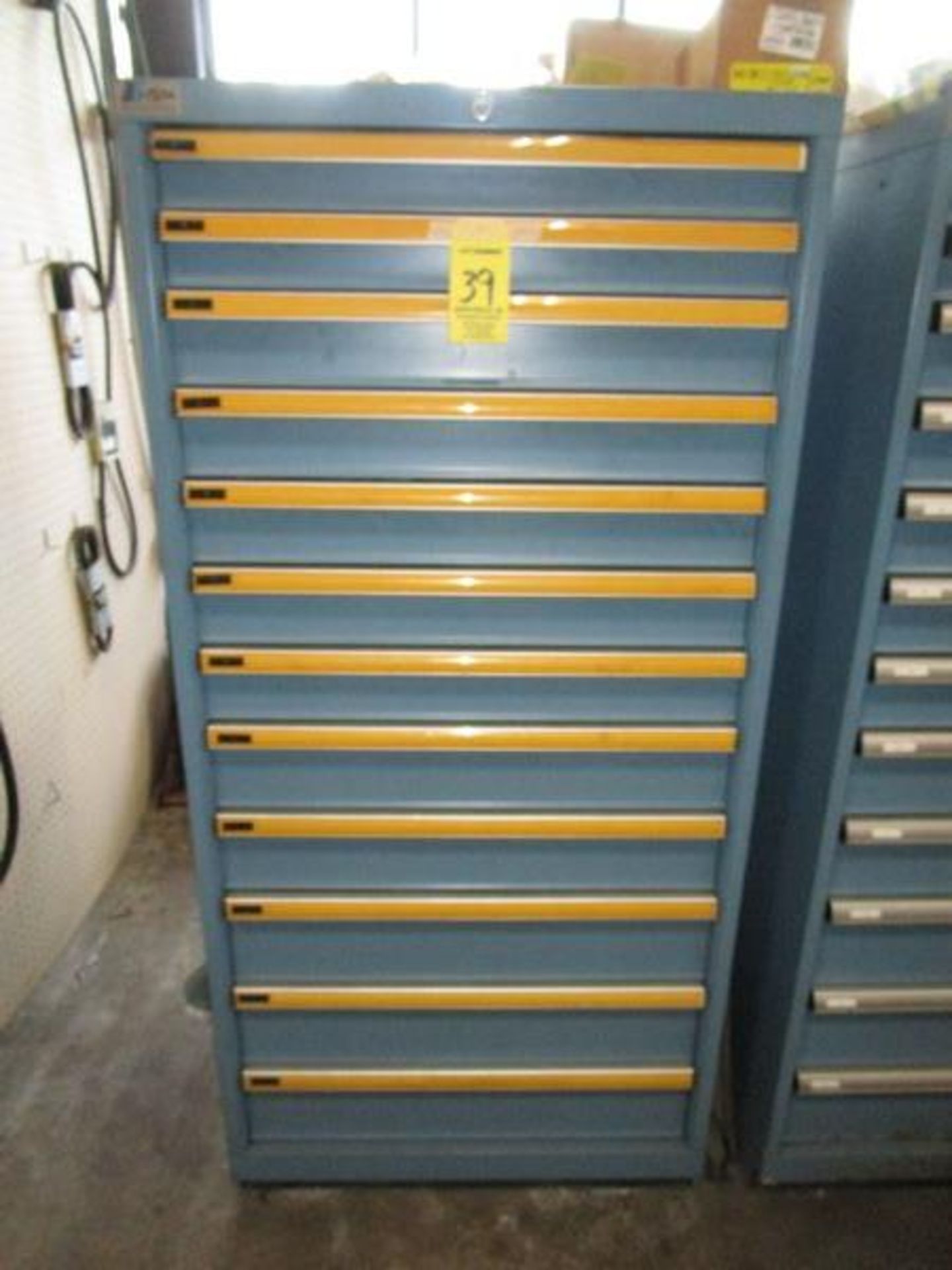 (1) 12-Drawer Lista Tool Cabinet