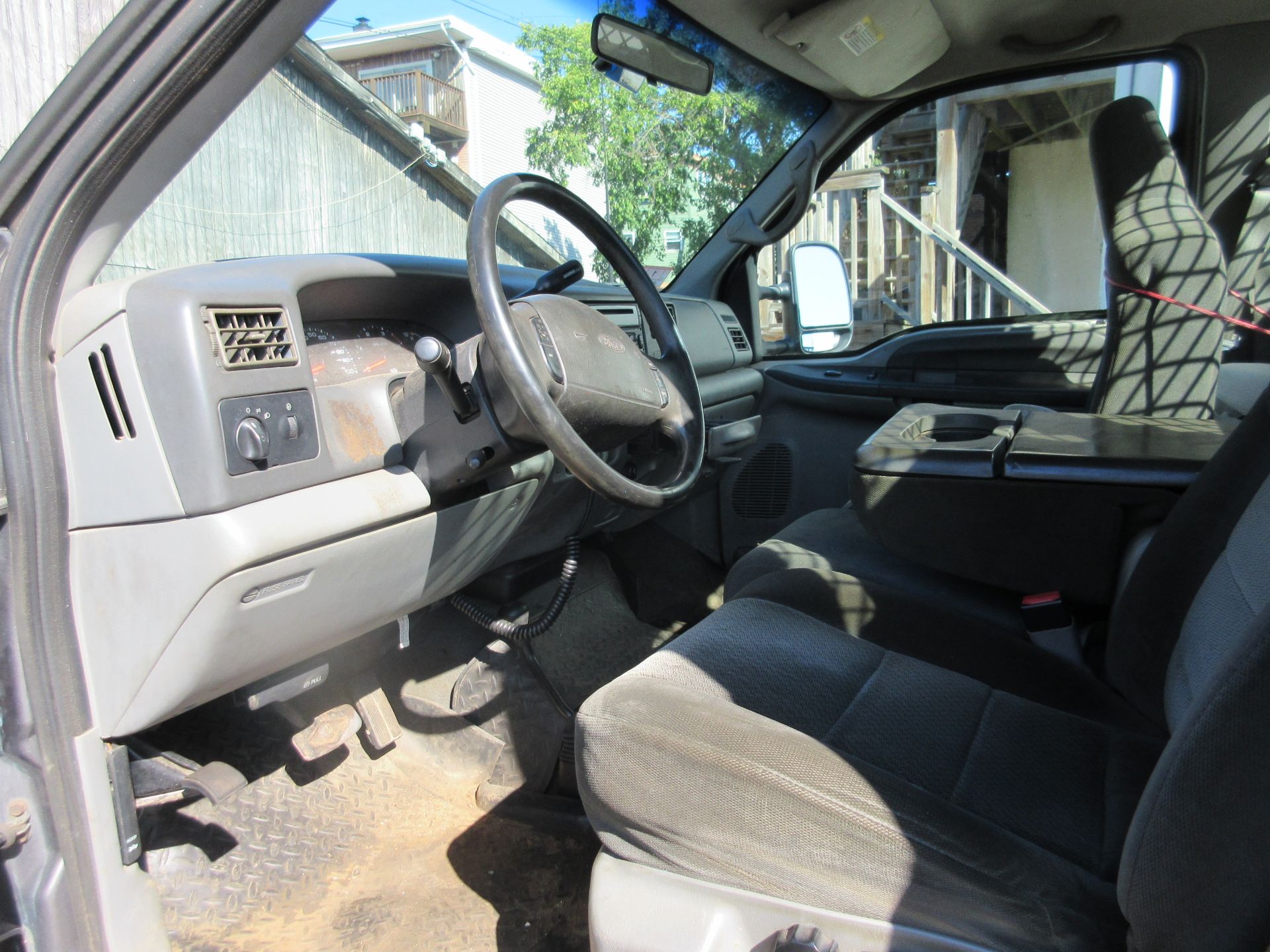 2002 Ford F-350 XLT Super Duty Power Stroke Flatbed Truck VIN 1FDWF37F62EB29656, 4WD, Reading Body, - Image 7 of 13