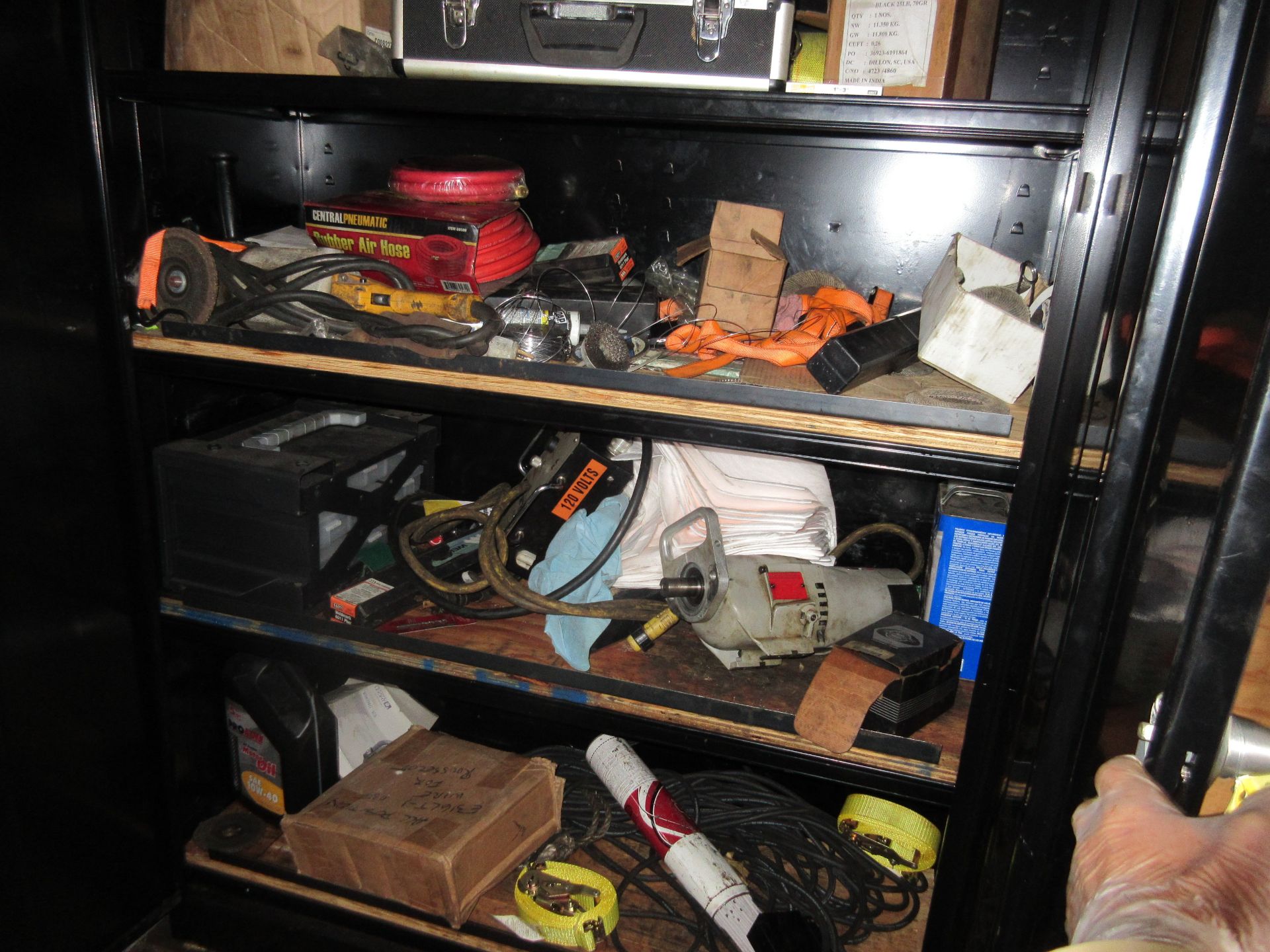 Hand & Electric Tools in Cabinet