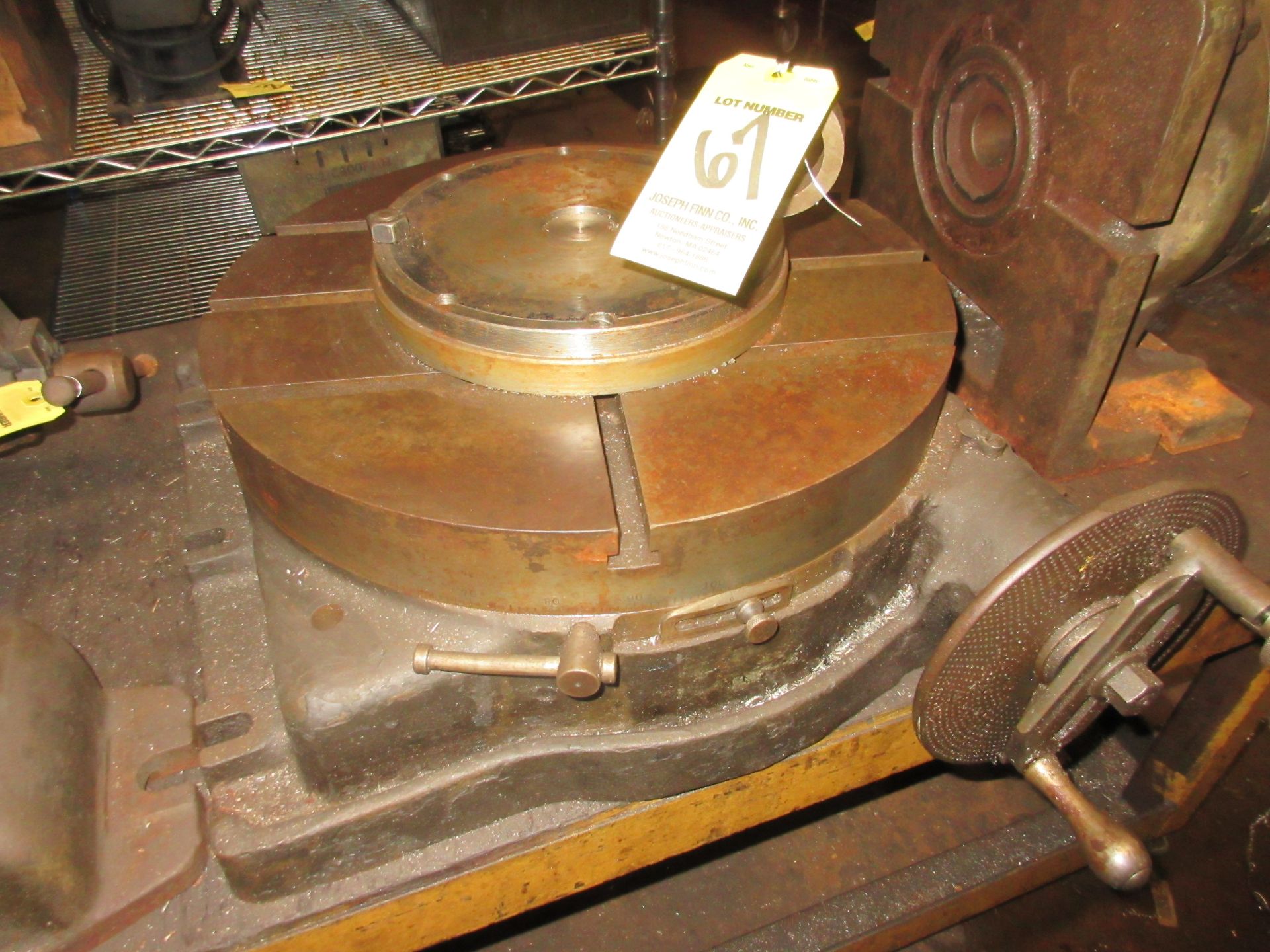 (1) 18" "T" Slot Rotary Table