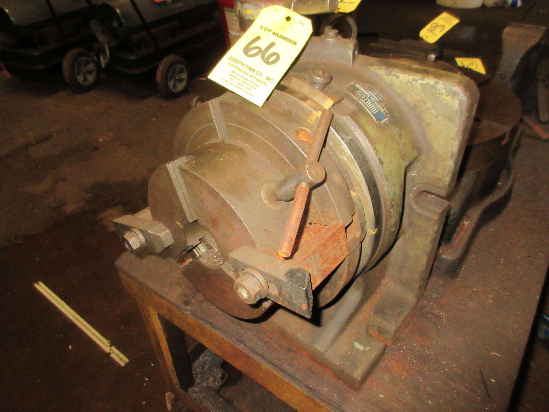 (1) Walt VTV-W, #2693 10" Rotary Table w/ 7" 3 Jaw Chuck - Image 2 of 2