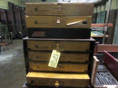 LOT 4-Drawer Cabinet w/ Hardware, (3) Boxes of Asst. Hardware