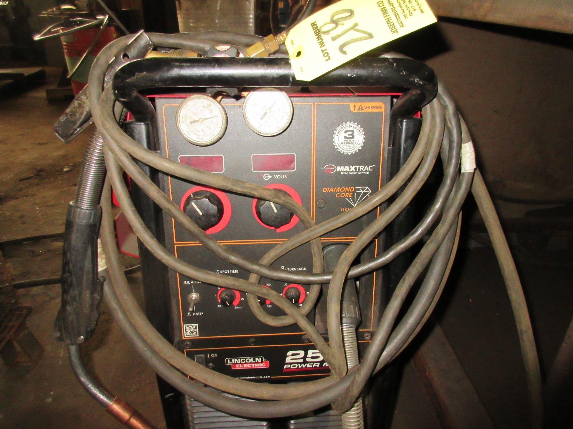 (1) Lincoln Power Mig 256 Welder, S/N M3130607185 - Image 3 of 3