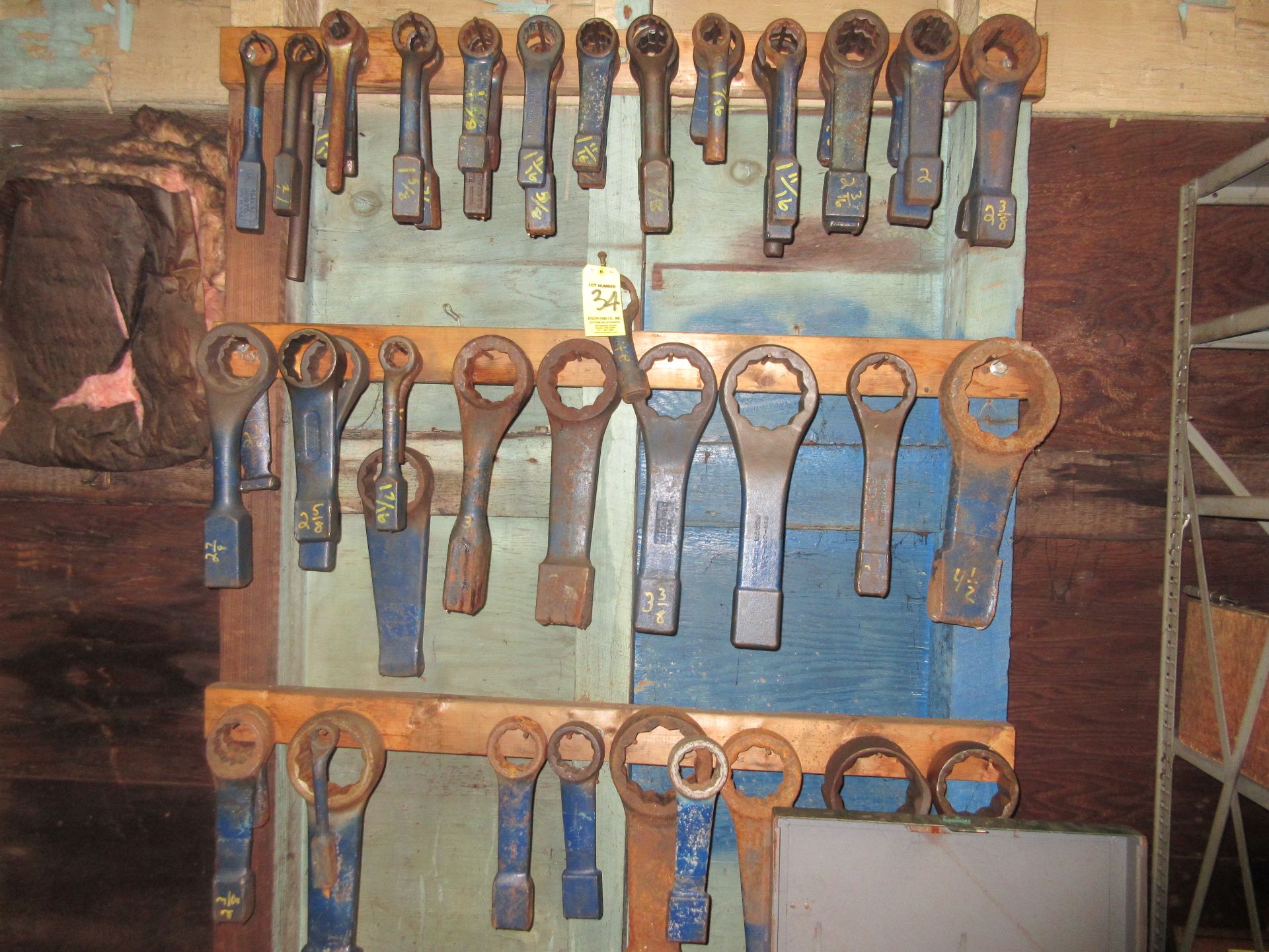 LOT Large Qty. of Asst. Slugging Wrenches to 4-1/4"