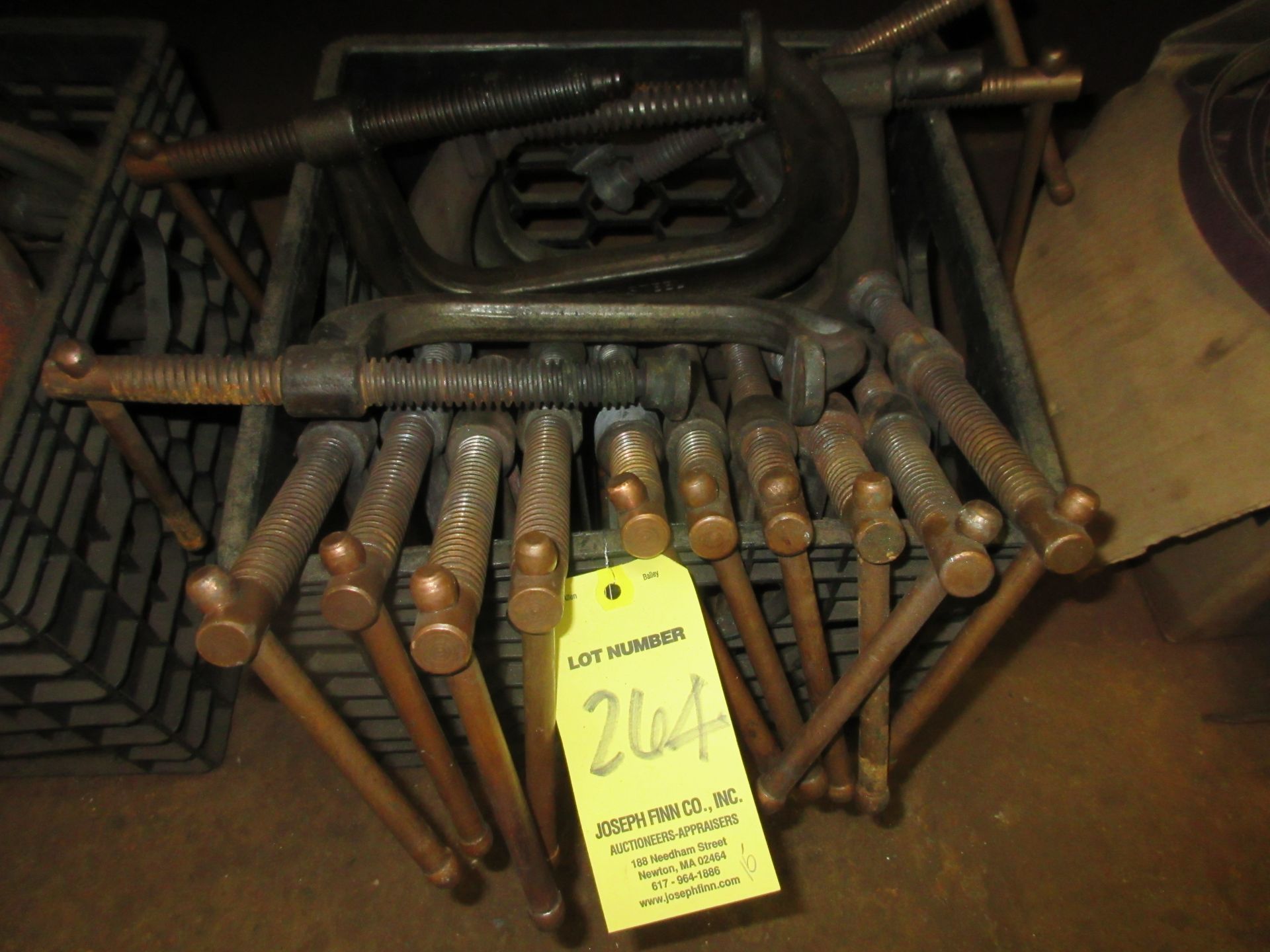 LOT (15) Asst. "C" Clamps in Crate