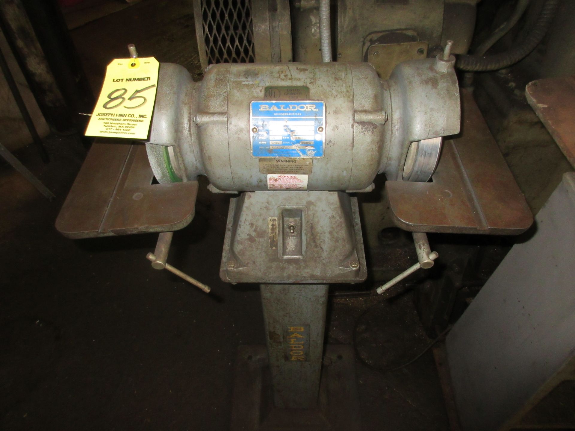 (1) Baldor Cat #500 D.E. Pedestal Grinder, .5 H.P.