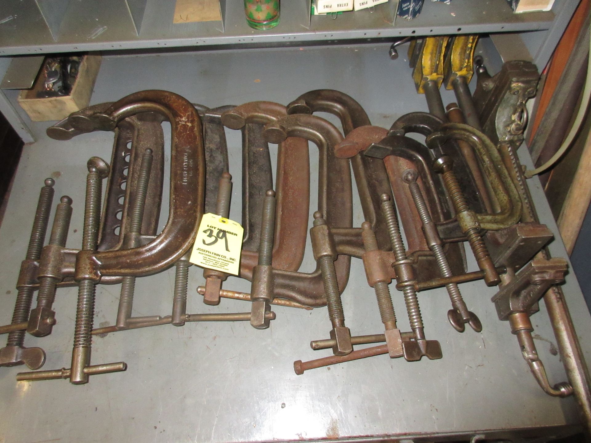 LOT Asst. H.D. "C" Clamps, & Bar Clamps