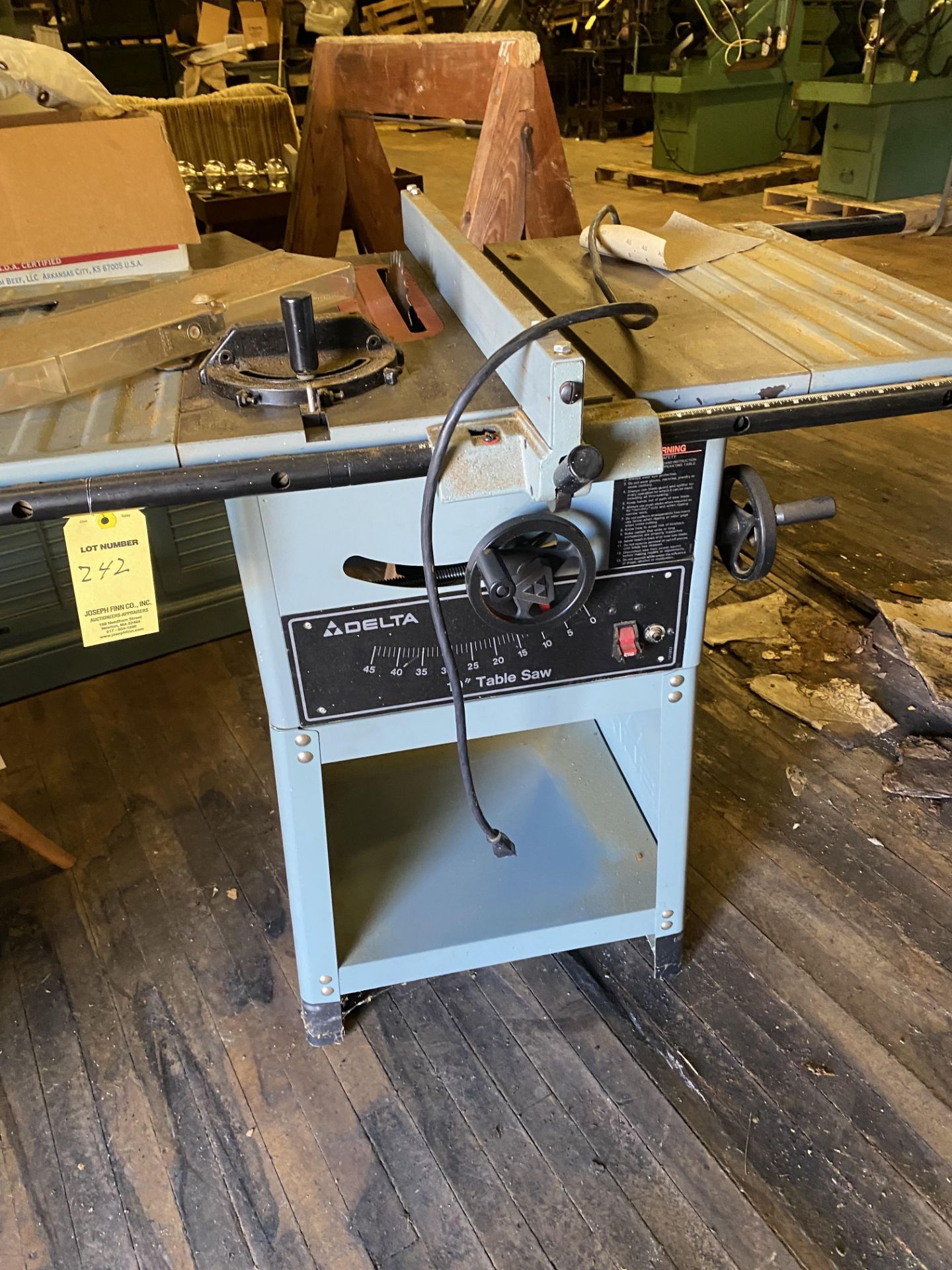 (1) Delta 10" Table Saw - Image 2 of 2