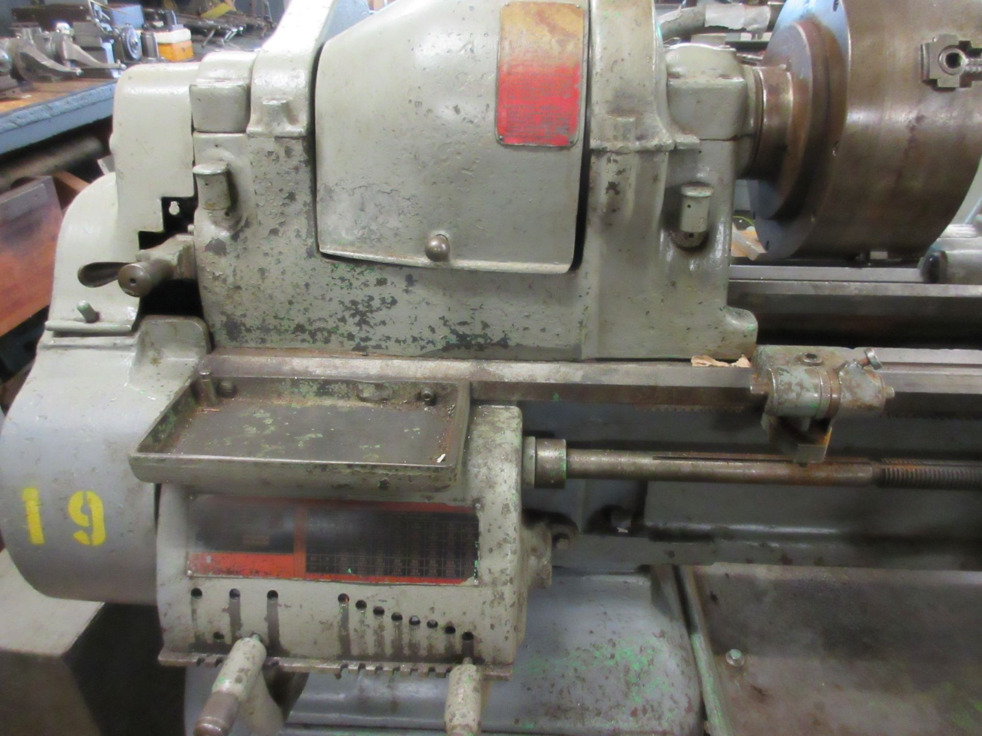 (1) South Bend Precision Lathe Cat.# CL-8155-C, S/N 3475HKR9, 16" Swing, 10" (4) Jaw Chuck, Chuck - Image 2 of 5
