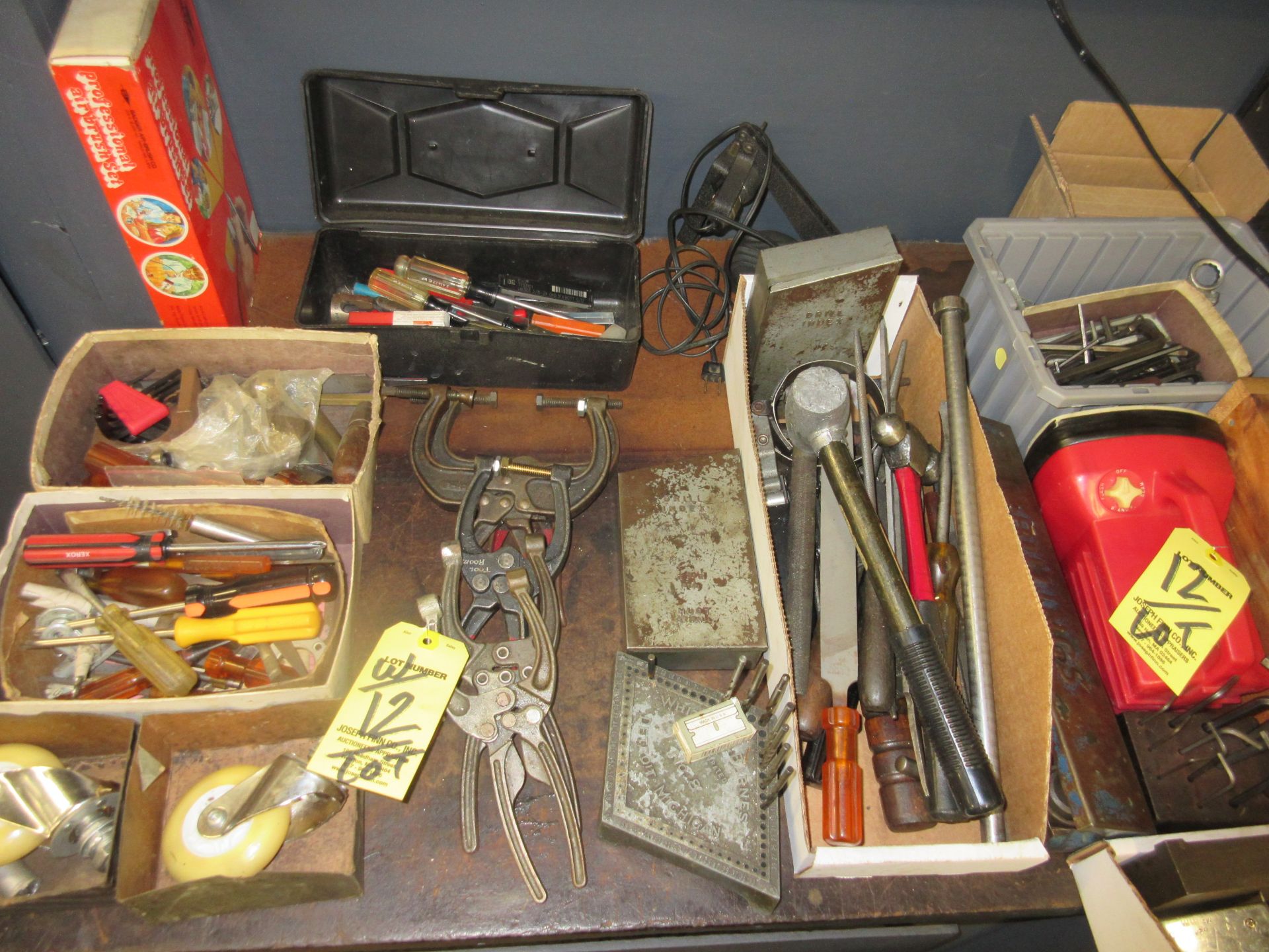 LOT Asst. Tools, Socket Wrenches, Sockets, Clamps, Gear Pullers, Files, Etc. - Image 2 of 4