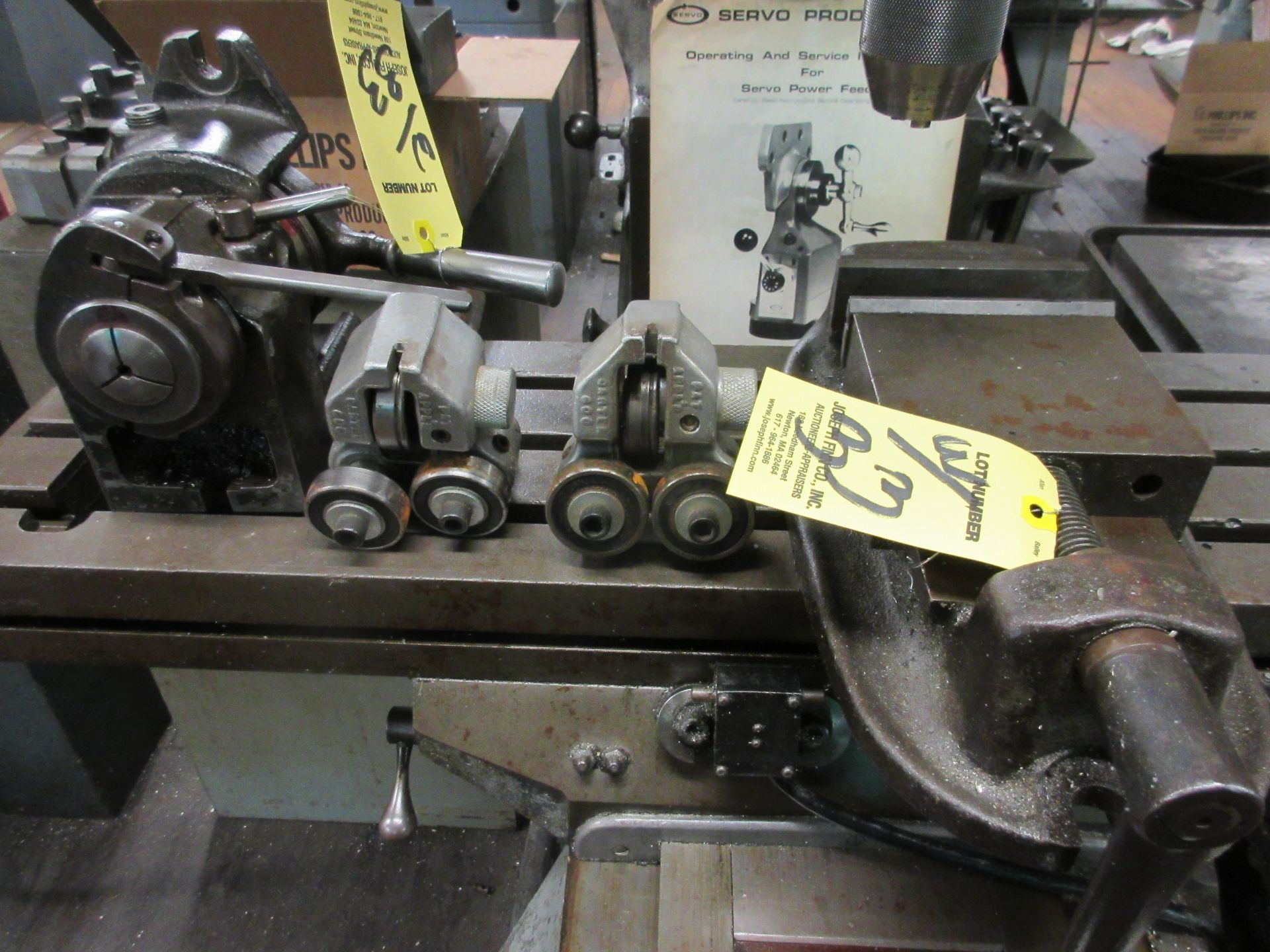 LOT 6" Machine Vise, 6" Machine Vise w/ Swivel Base, (2) Collet Fixtures, Right Angle Attachment, ( - Image 3 of 3