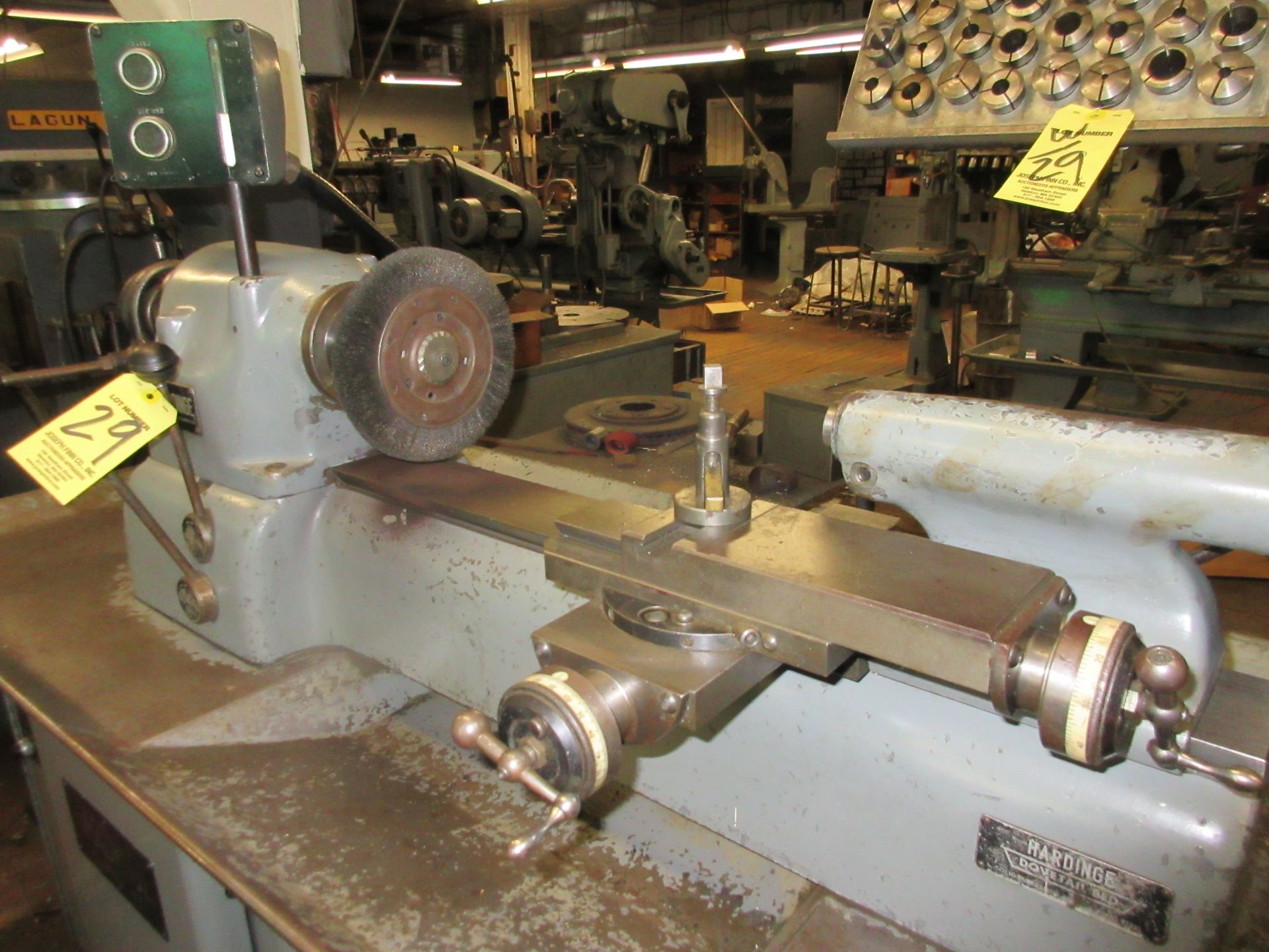 (1) Hardinge DV-59 Chucker, Dovetail Bed, Apr. (75) Collets - Image 2 of 3