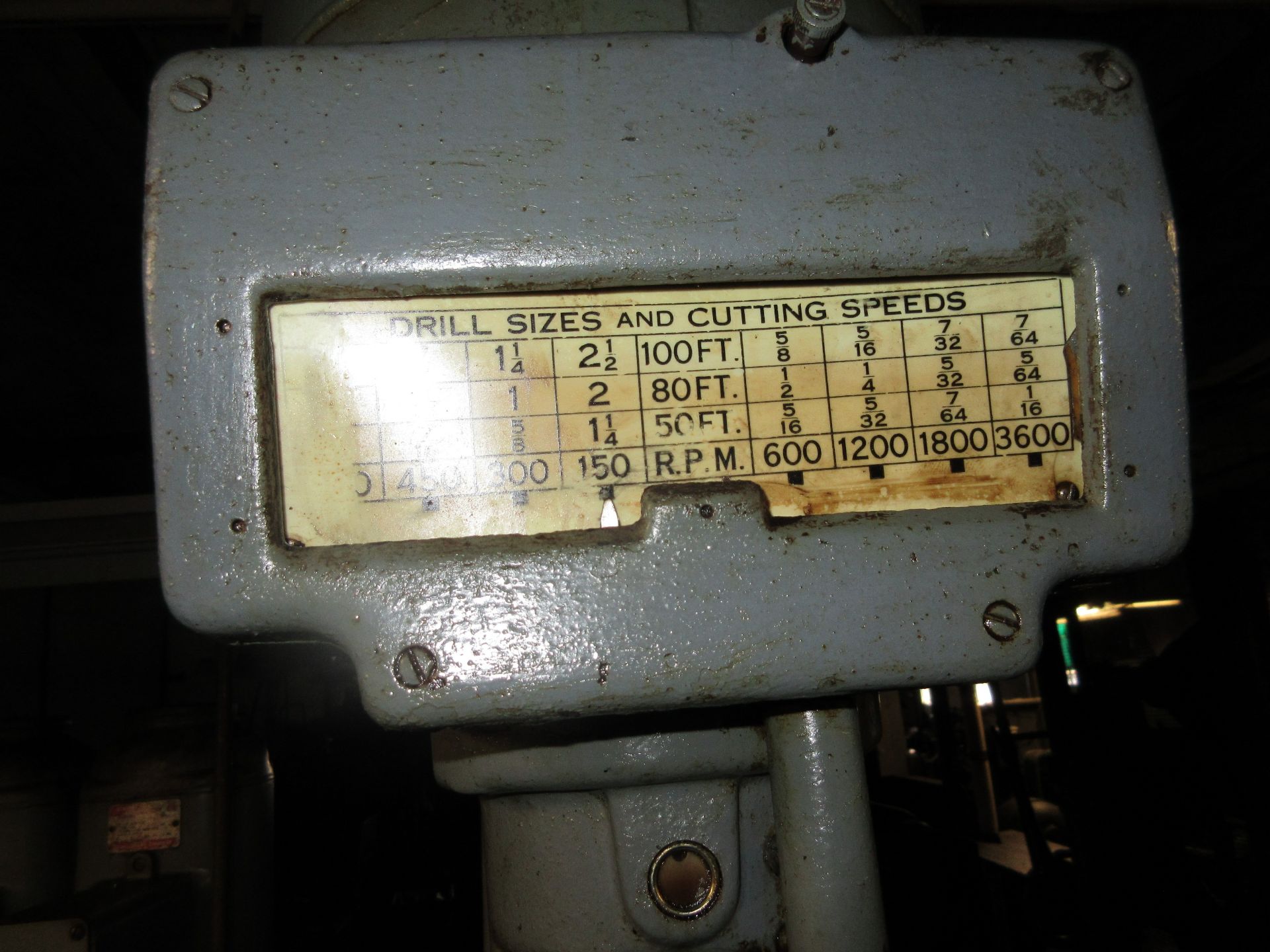 (1) Leland Gifford Single Spindle V.S. Production Drill w/ Procunier #4 Tapping Head - Image 2 of 2