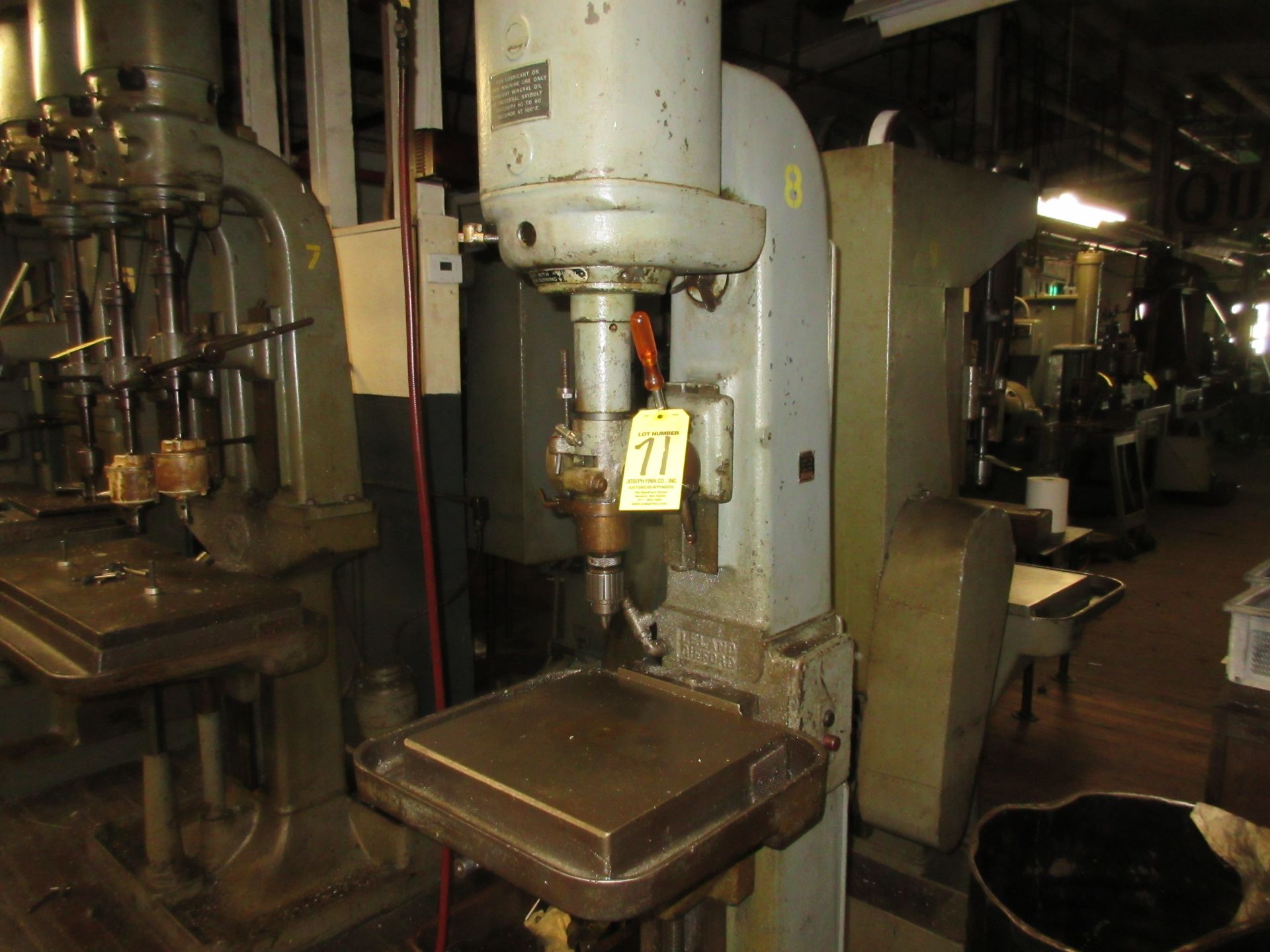 (1) Leland Gifford Single Spindle Production Drill , 12.5" Table - Image 2 of 2