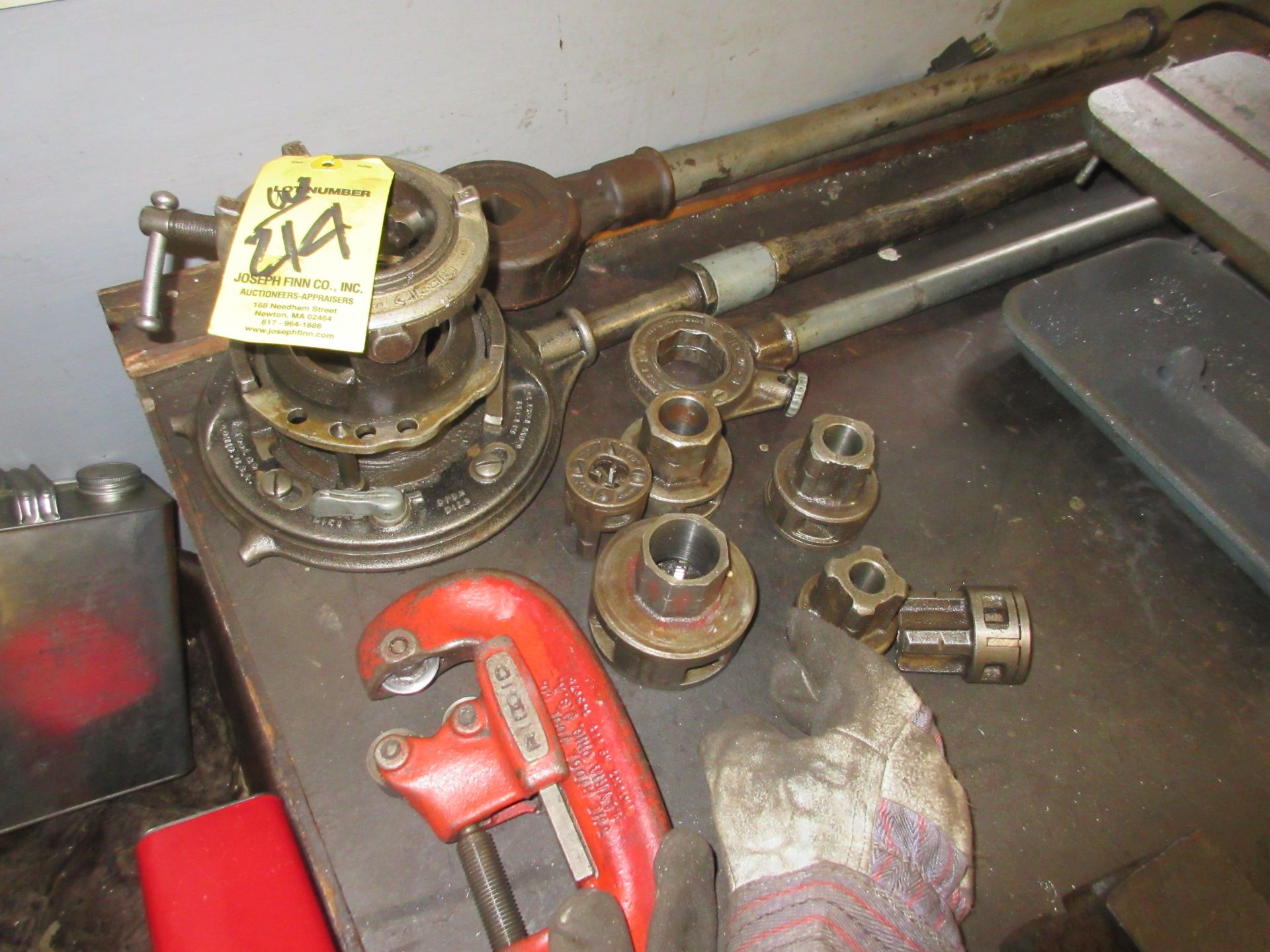 LOT Asst. Hold Down Screws, 10" (3) Jaw Chuck, Bars, Baldor D.E. Bench Grinder, Center Punch, 4" - Image 6 of 6