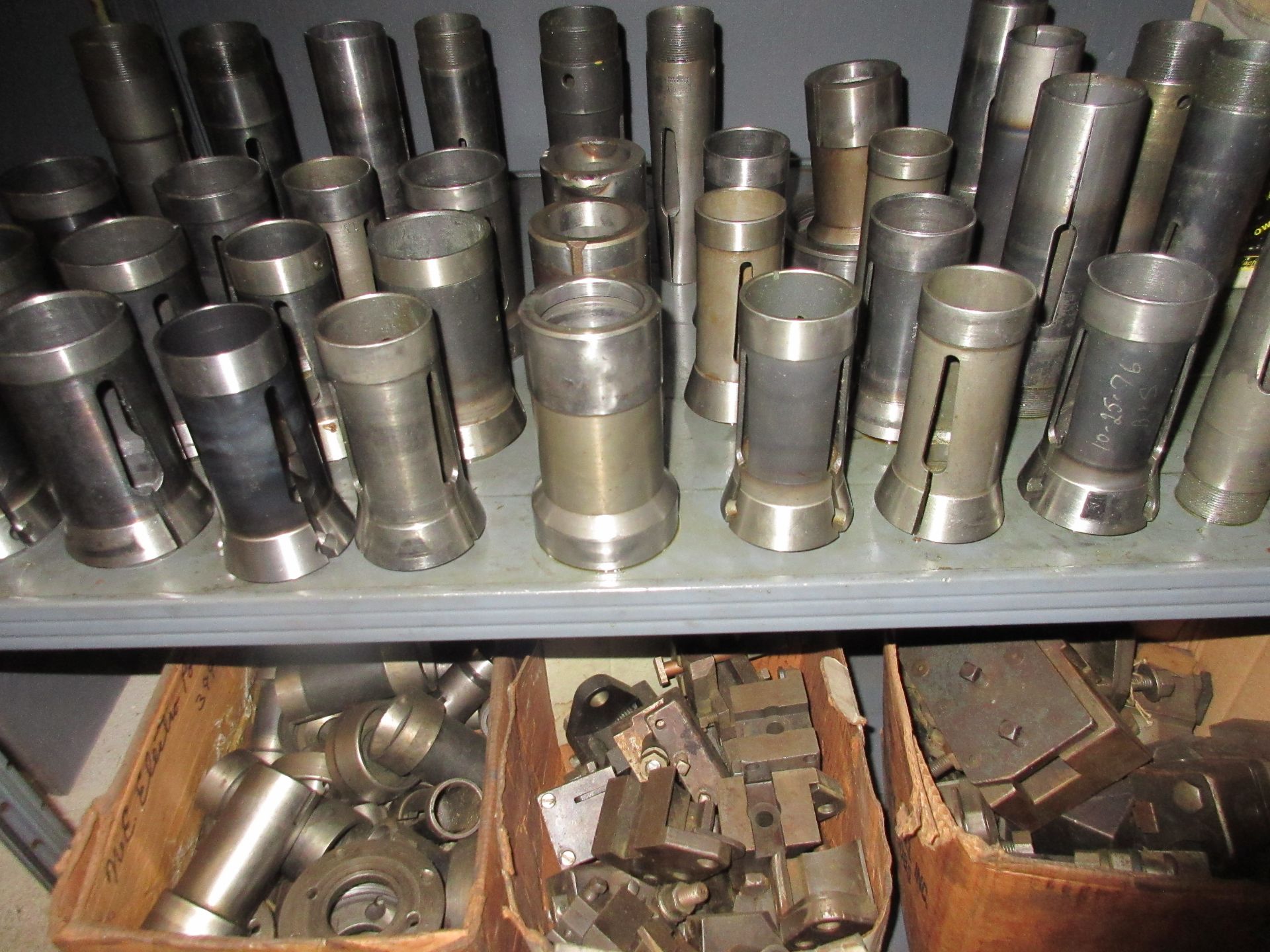 LOT Asst. Collets, Bushings, Drills, Chucks, Cutters, Tool Holders, Machine Parts, Knurling Tools in - Image 10 of 17