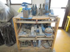 LOT Riveter Parts on Wood Rack