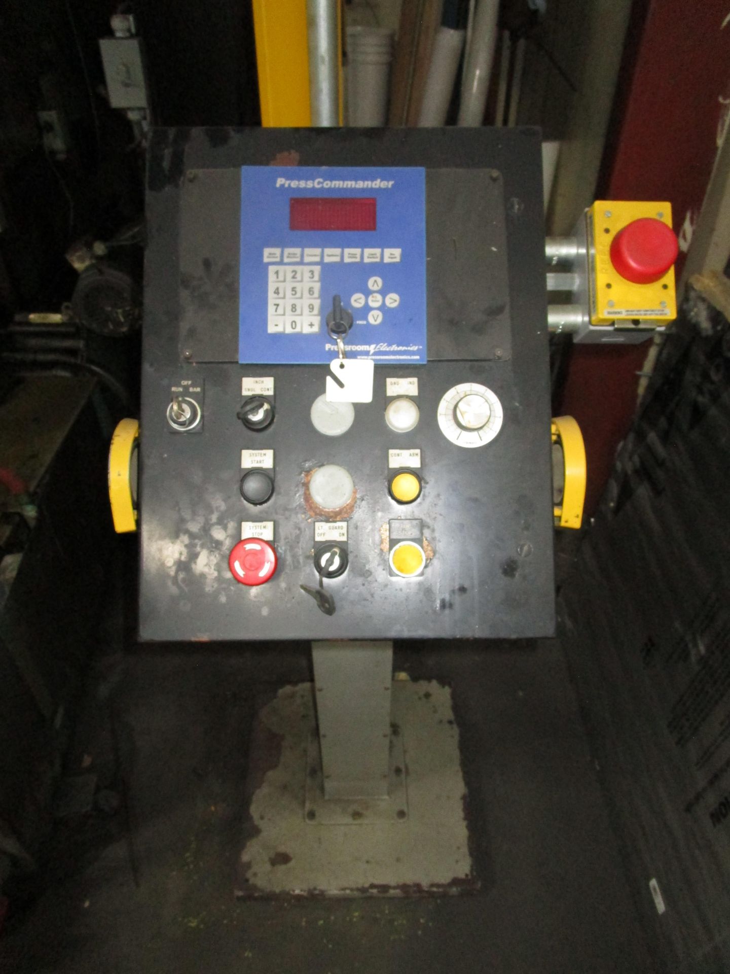 (1) Minster B1-22 22 Ton Hap Frame Press, S/N B1-22-14661, 300 SPM, 1.5" Stroke Adj., 2" Slide Adj., - Image 3 of 6