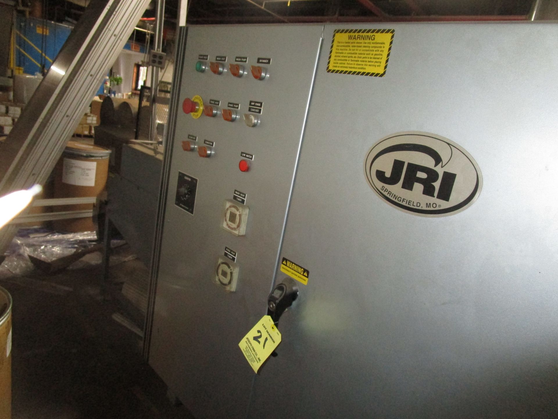(1) JRI Parts Washer w/ Vibratory Parts Feeder - Image 4 of 6